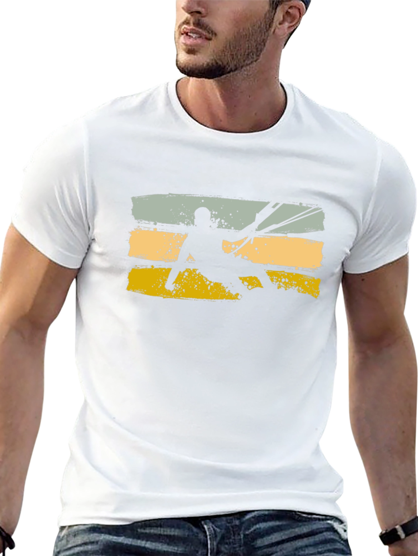 Kitesurfing Silhouette Graphic Tee