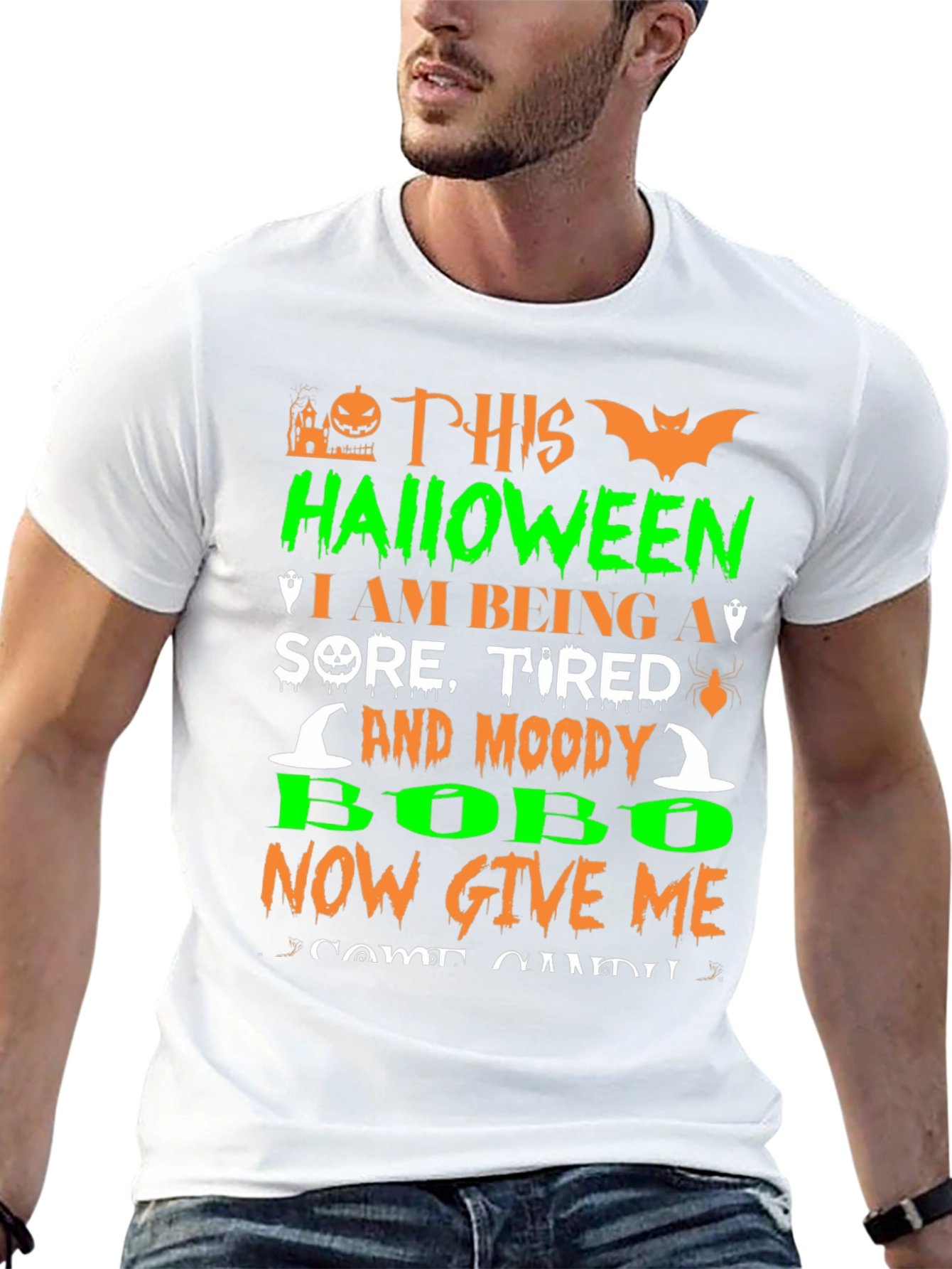 Halloween Sore Tired Moody Bobo T-Shirt