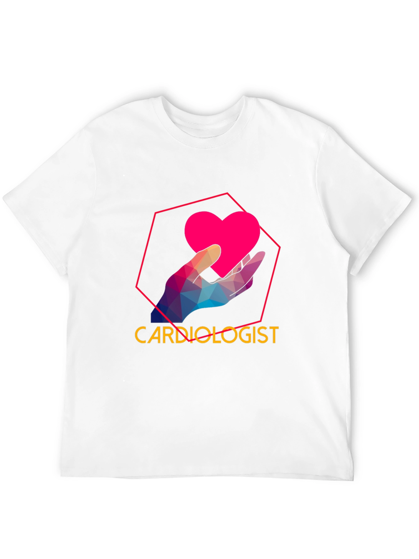 Cardiologist Heart Graphic Black T-Shirt