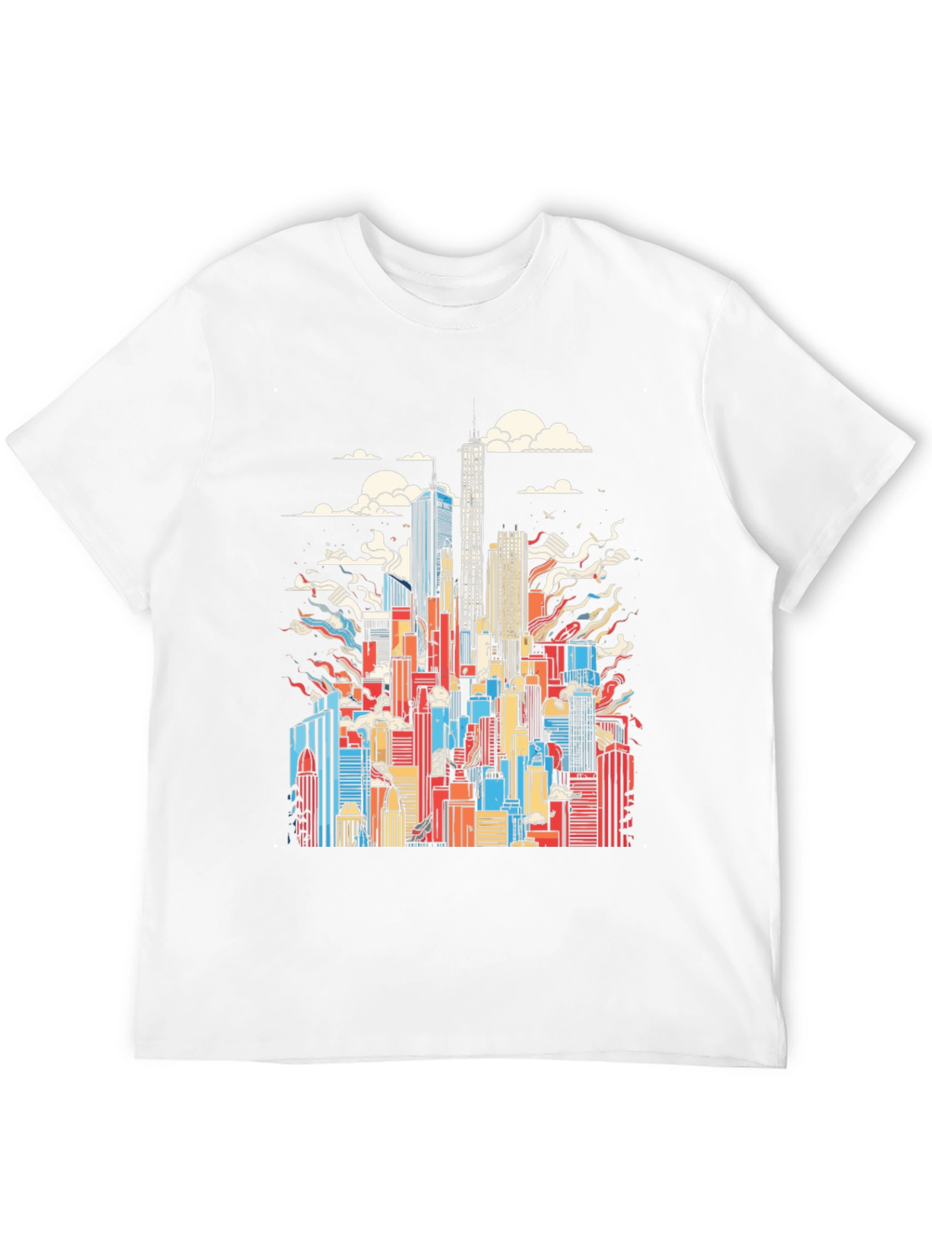 Cityscape Graphic Tee - Urban Style