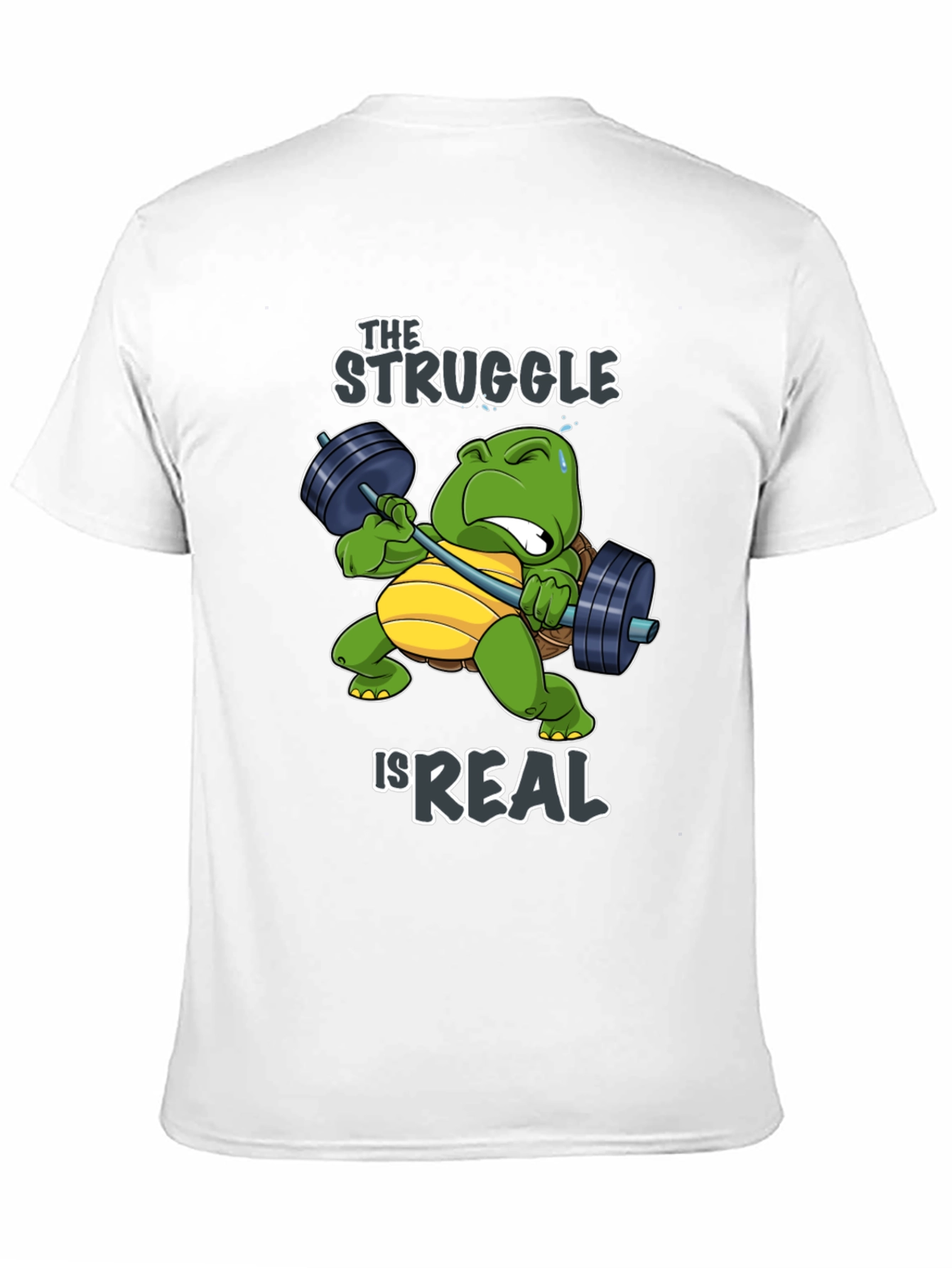 The Struggle Is Real Turtle Graphic Tee