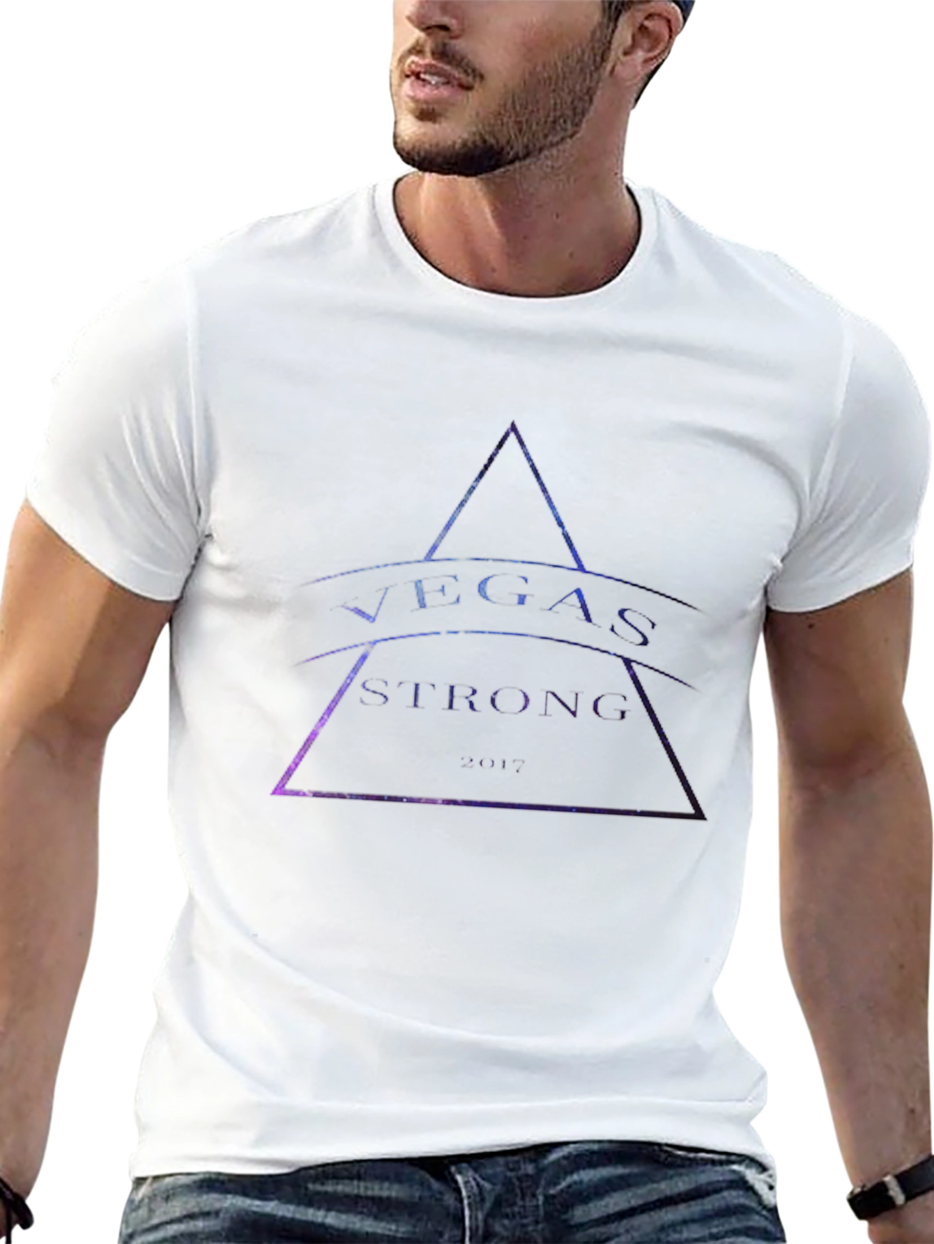 Vegas Strong 2017 Graphic Black Tee
