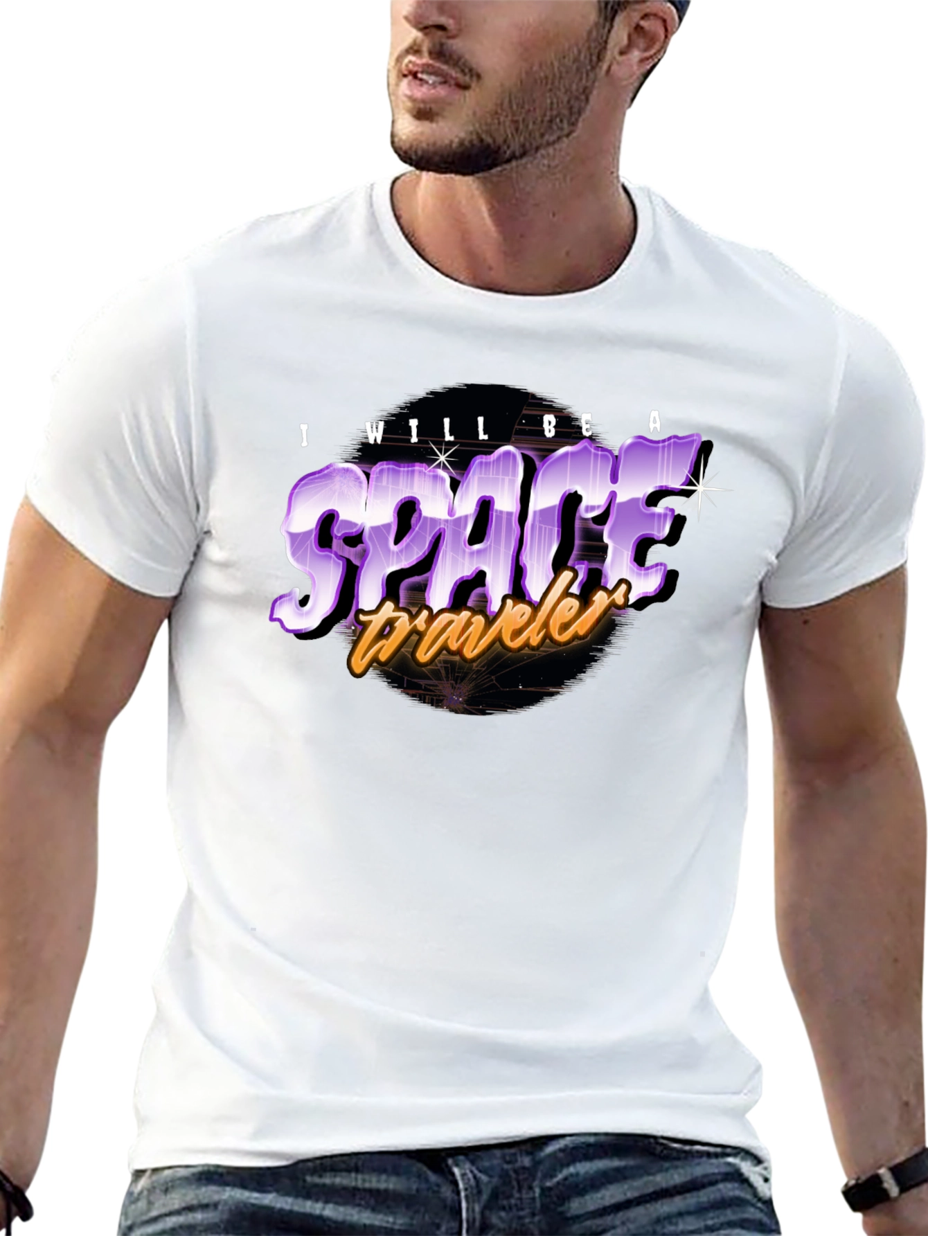 Space Traveler T-Shirt - Bold Graphic Tee