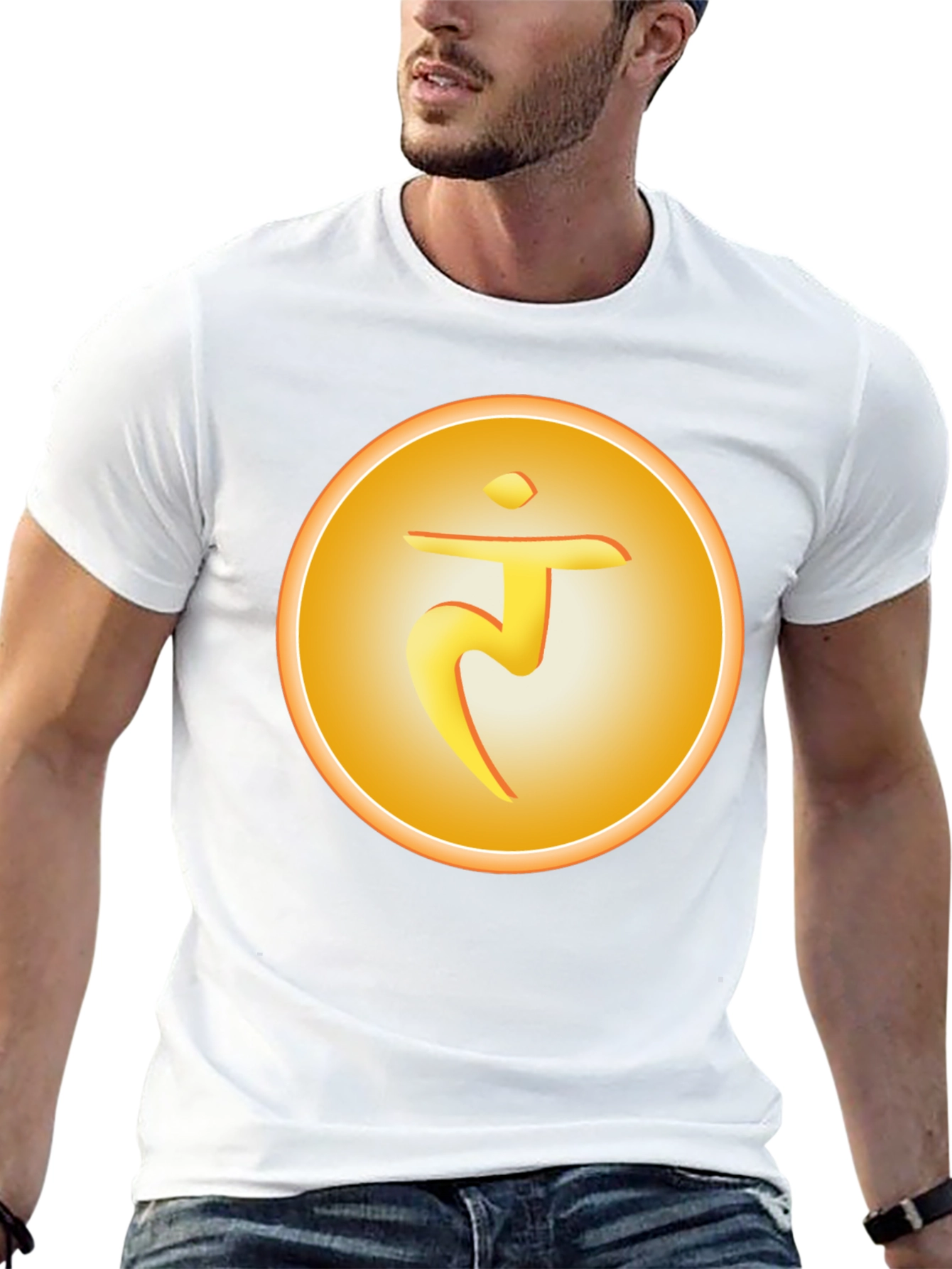 Solar Plexus Chakra Symbol T-Shirt - Spiritual Design