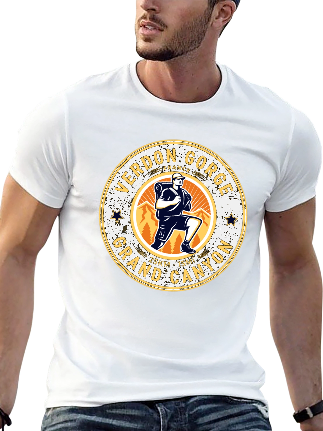 Verdon Gorge Grand Canyon Graphic T-Shirt