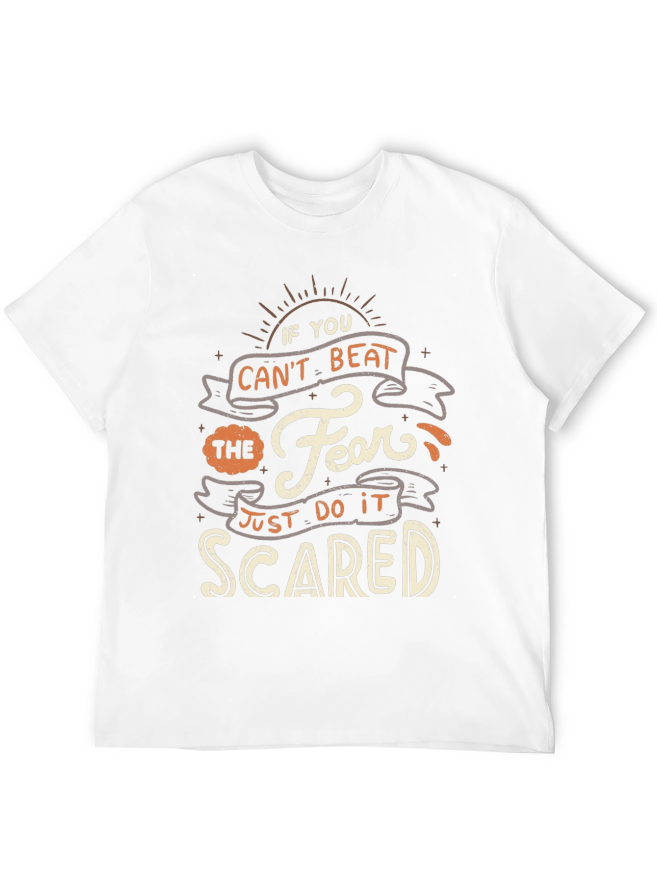 Motivational T-Shirt - Beat The Fear