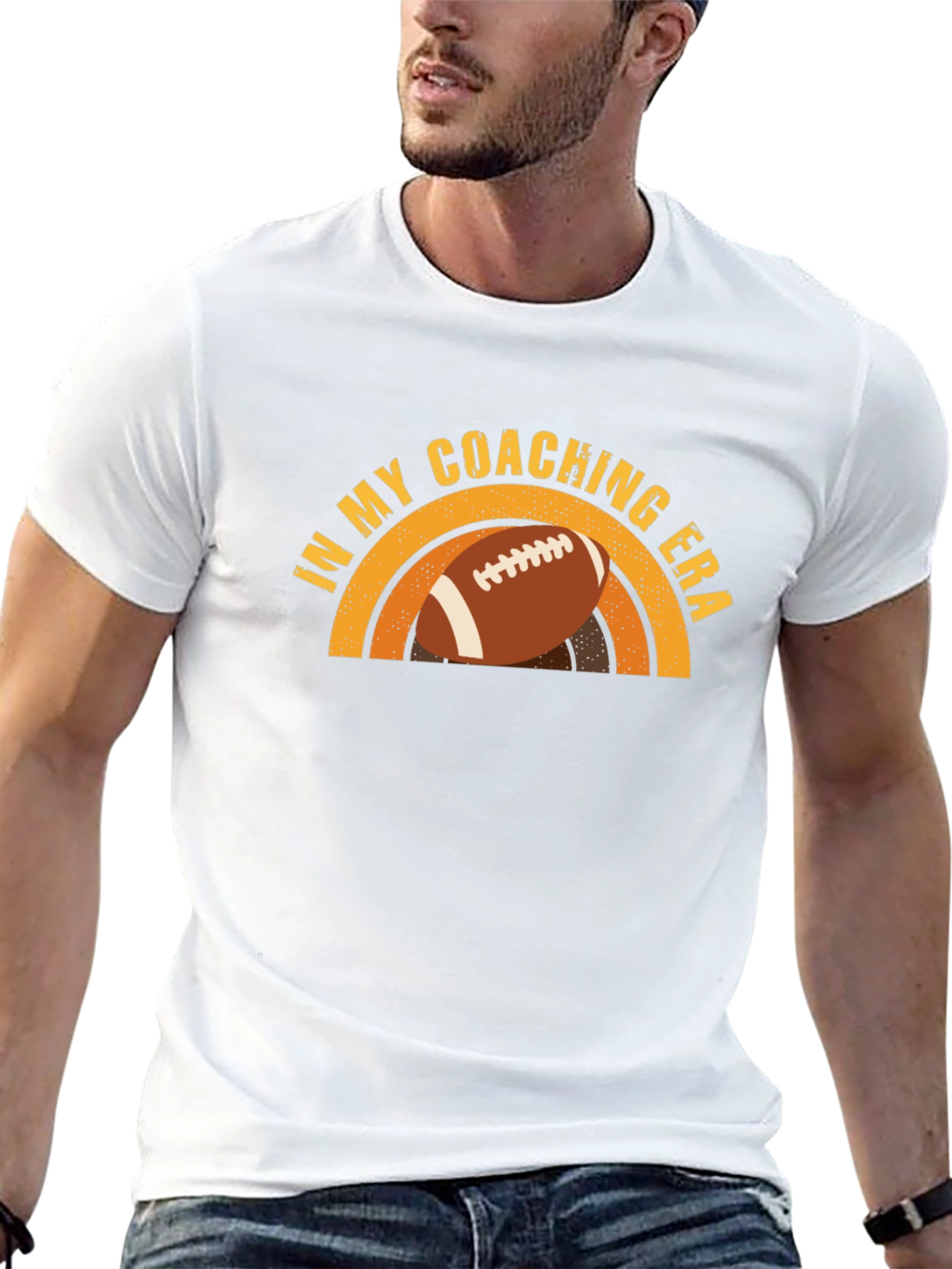 Coaching Era Football Graphic Tee
