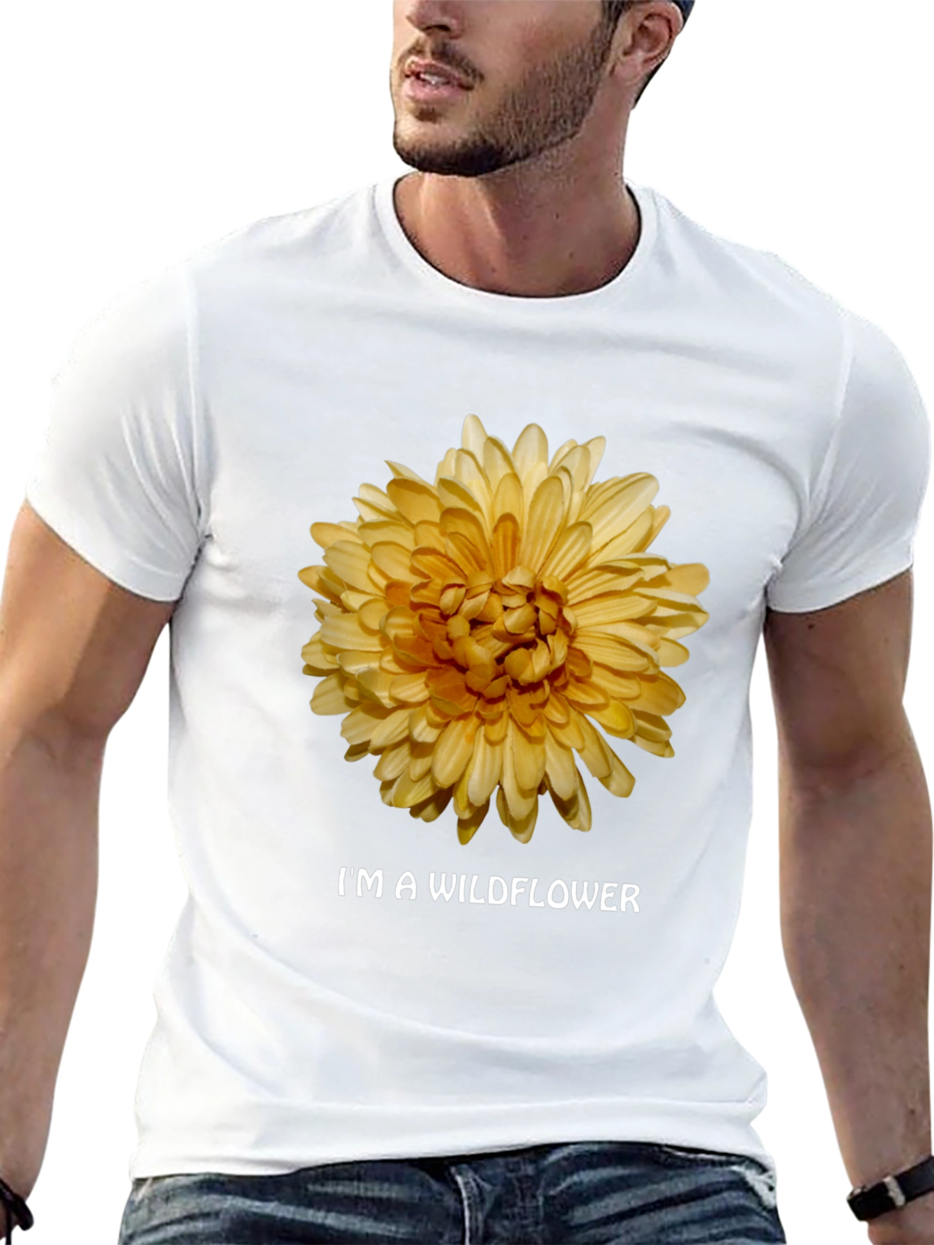 Wildflower Graphic Tee - Floral Design