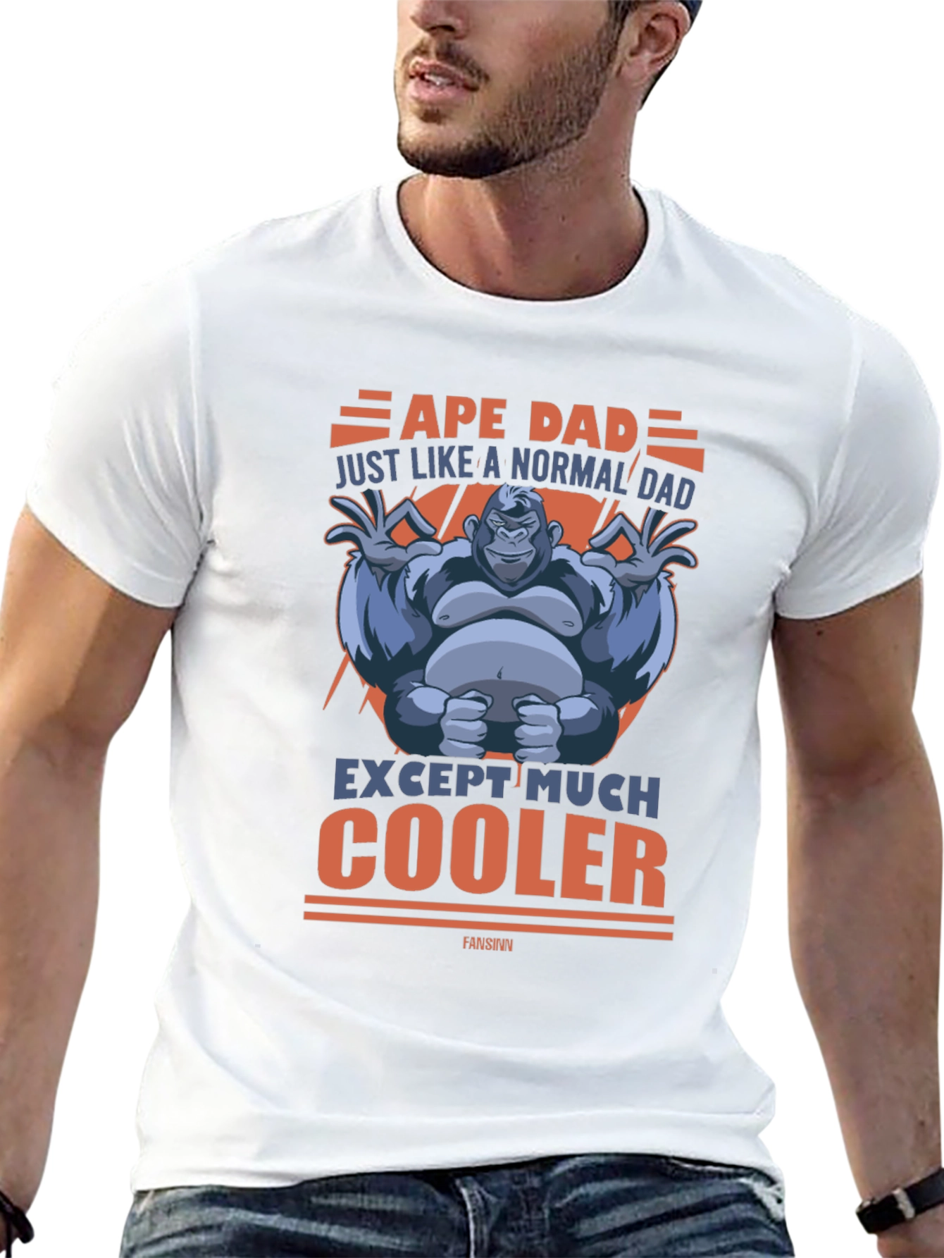 Ape Dad Funny Graphic T-Shirt