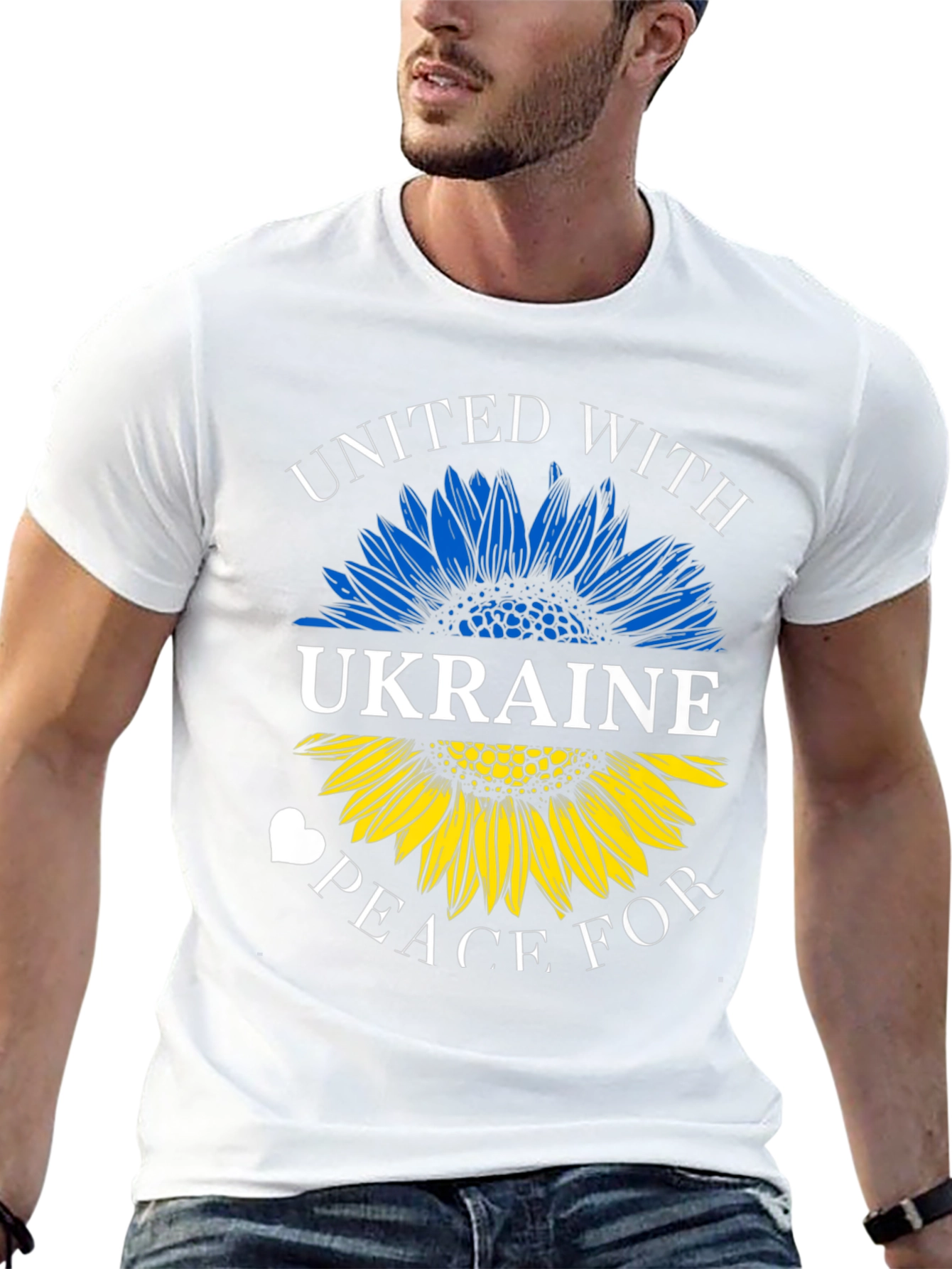 Ukraine Sunflower T-Shirt - United With Peace