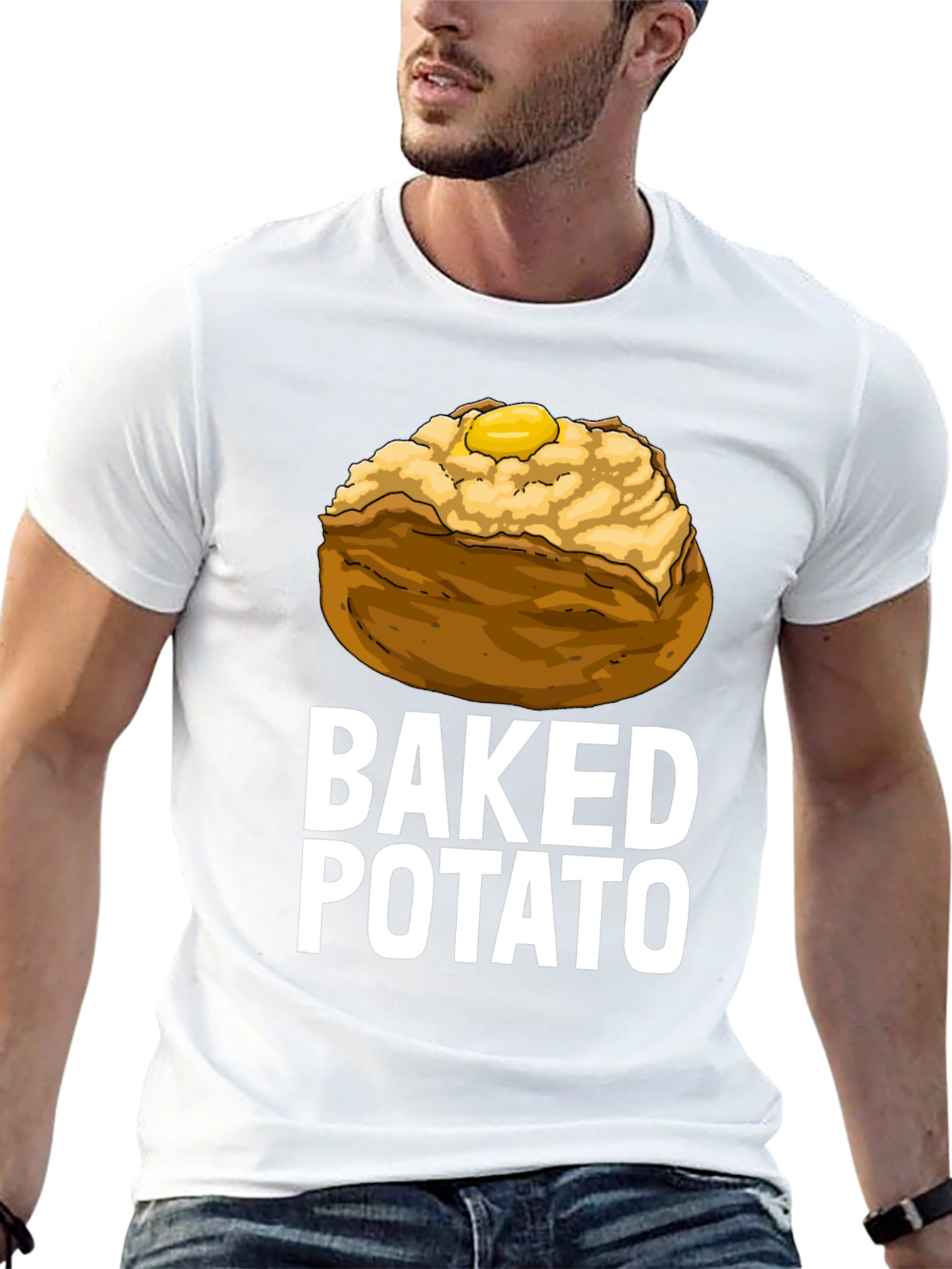 Baked Potato T-Shirt - Foodie Humor Tee