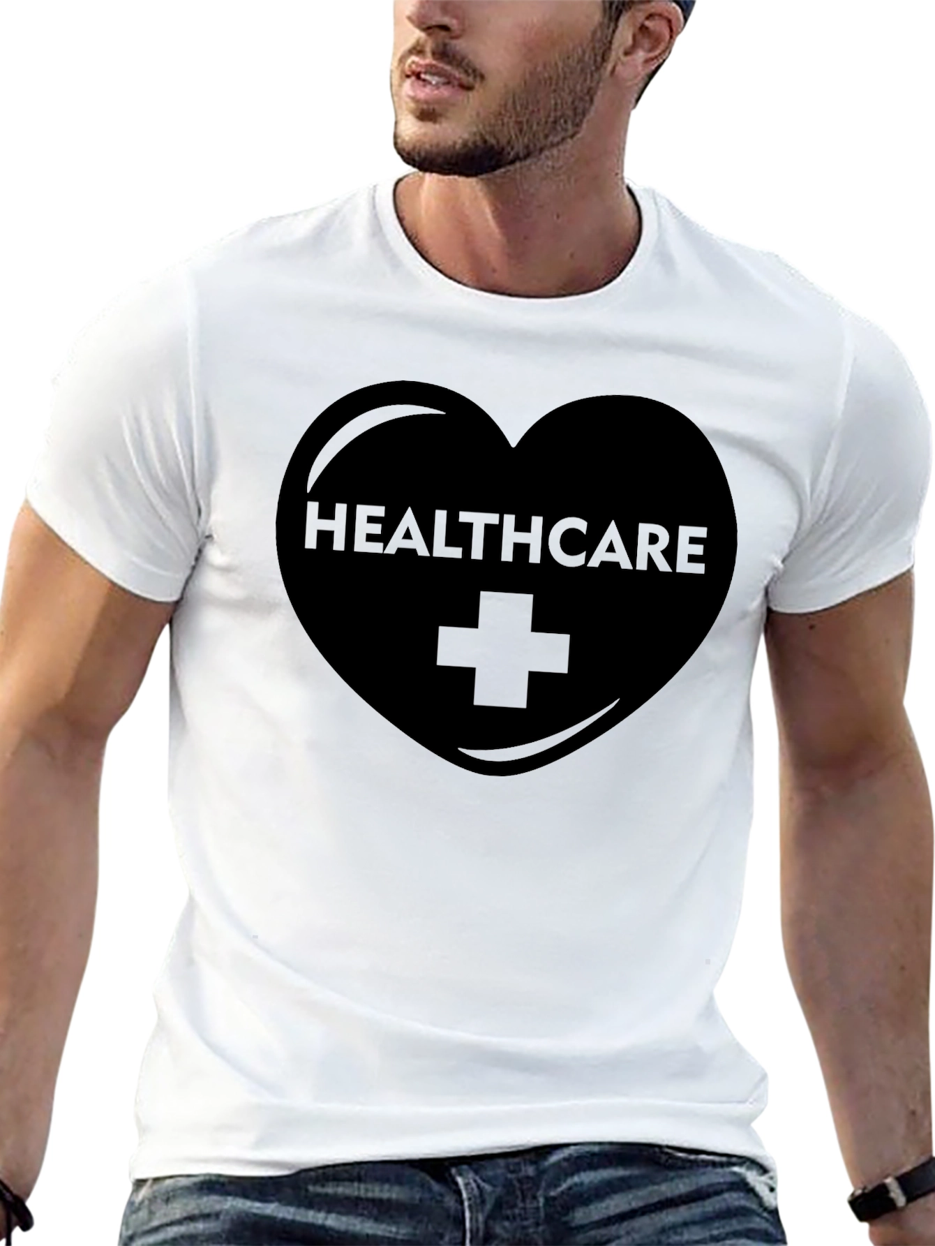 Healthcare Heart T-Shirt - Show Your Support!