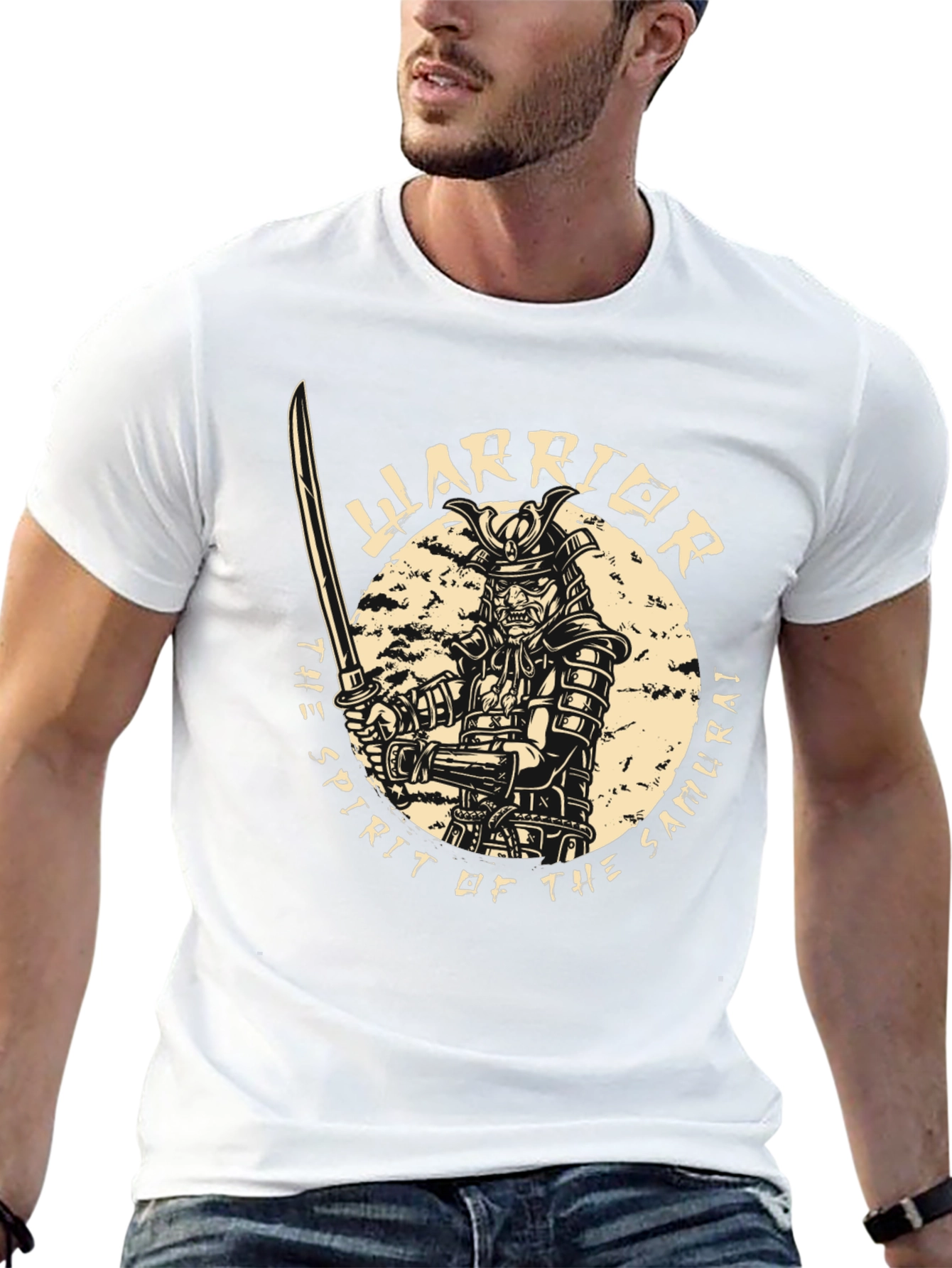 Samurai Warrior Graphic T-Shirt
