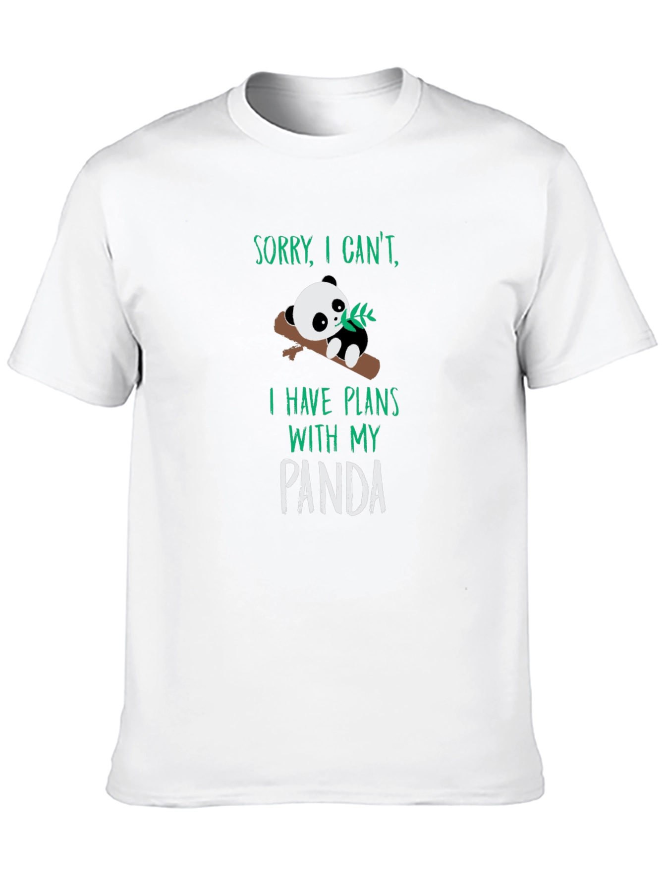 Panda Plans Graphic Tee - Cute & Comfy