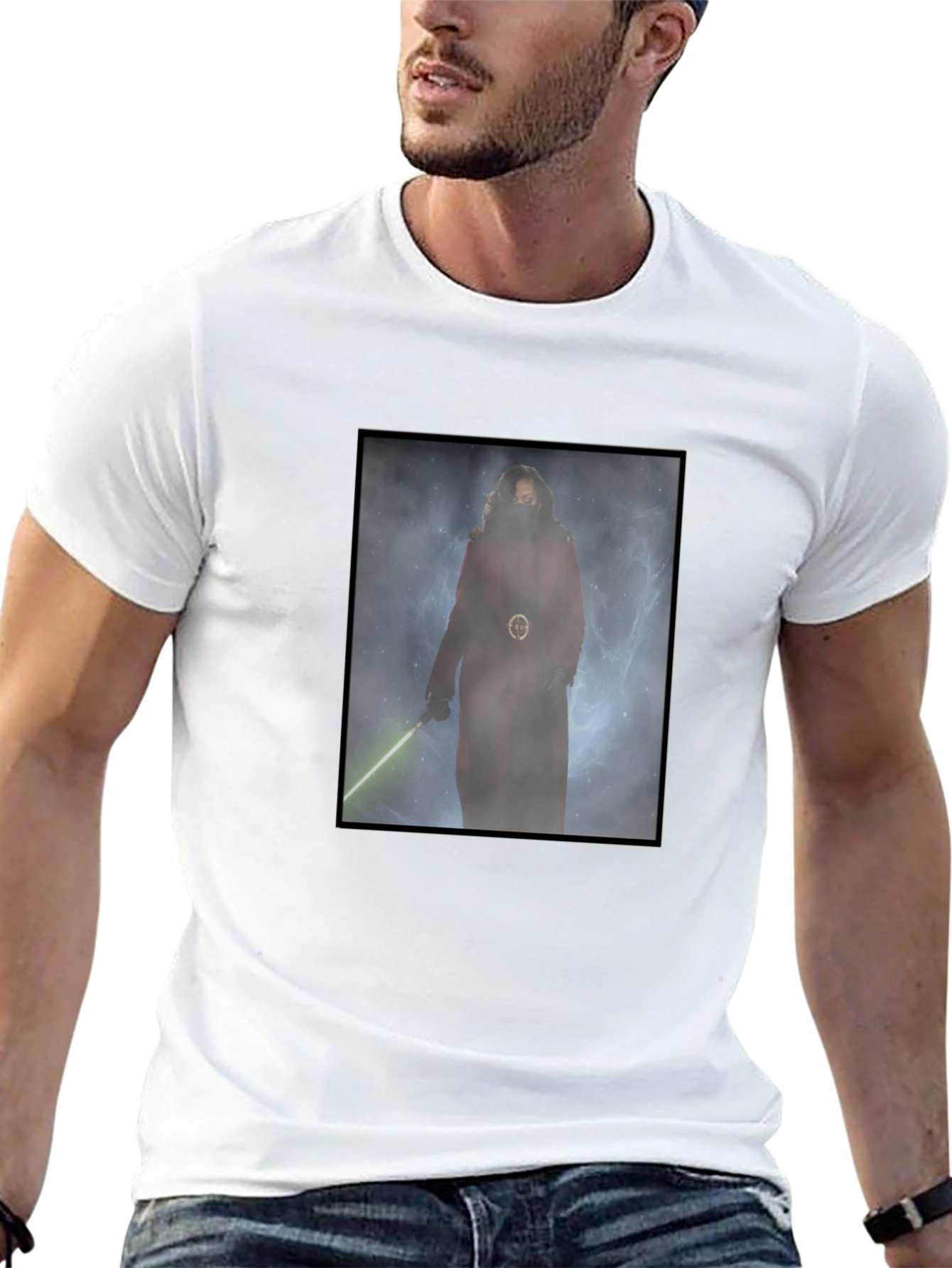 Darth Revan T-Shirt - Green Lightsaber