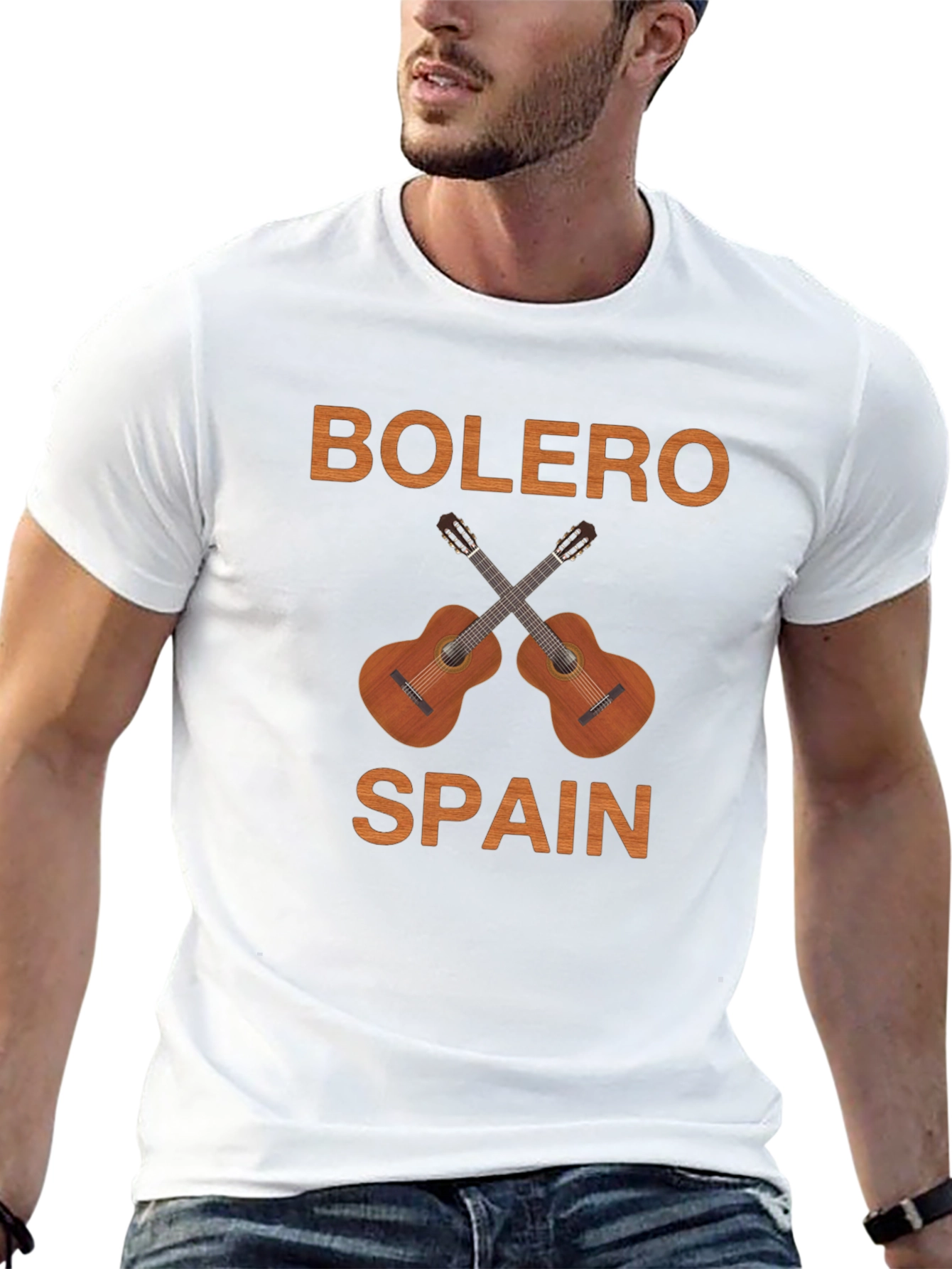 Bolero Spain Guitar T-Shirt - Cool Graphic Tee