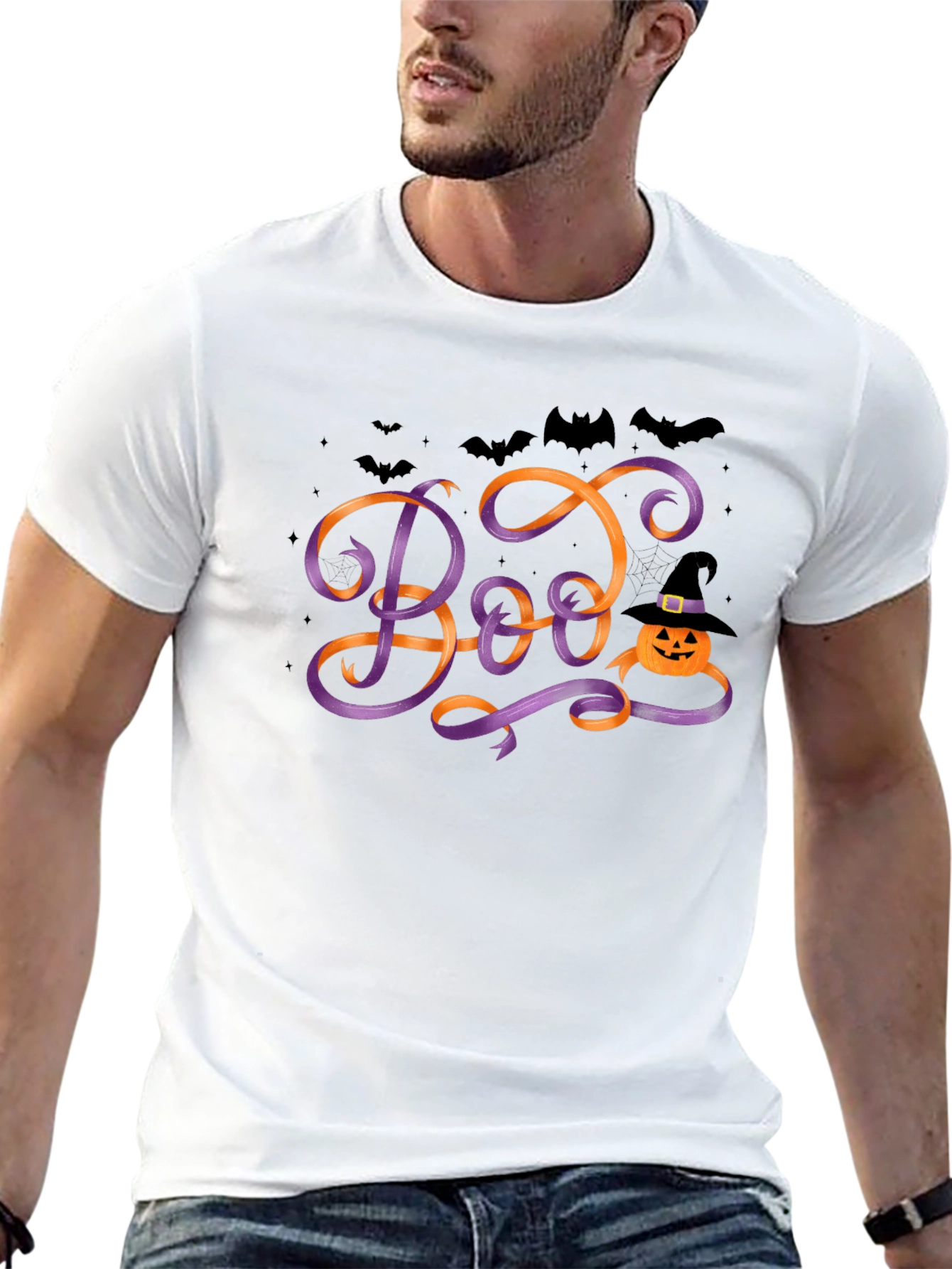 Halloween Boo Pumpkin T-Shirt