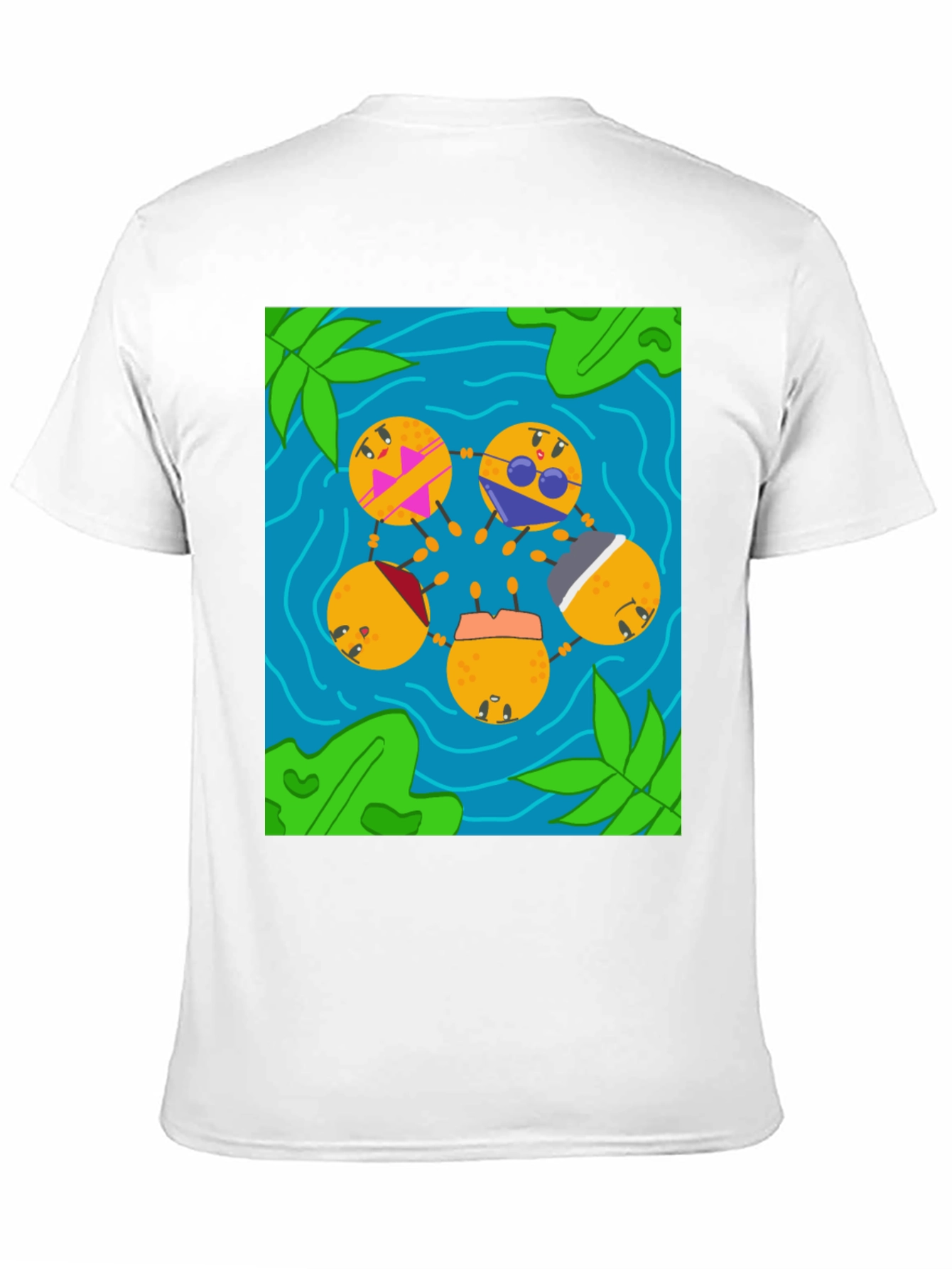 Tropical Oranges Graphic T-Shirt