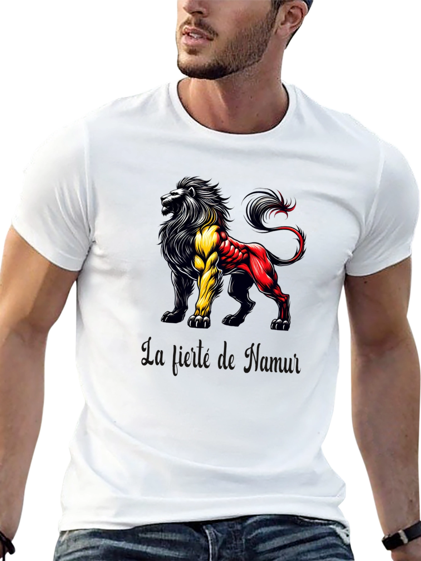 Belgian Lion Pride Tee - Black T-Shirt