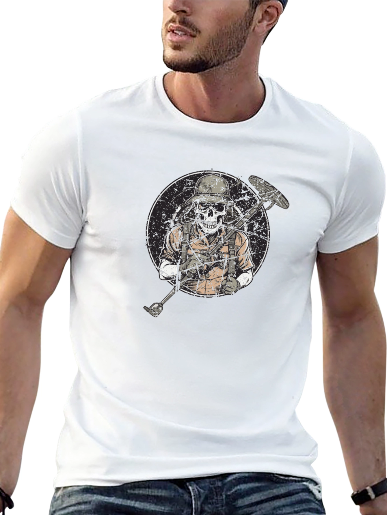 Skull Miner Graphic Tee