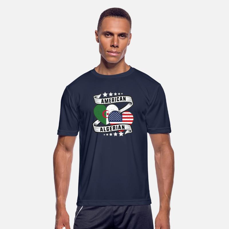 American and Algerian shirt Half American