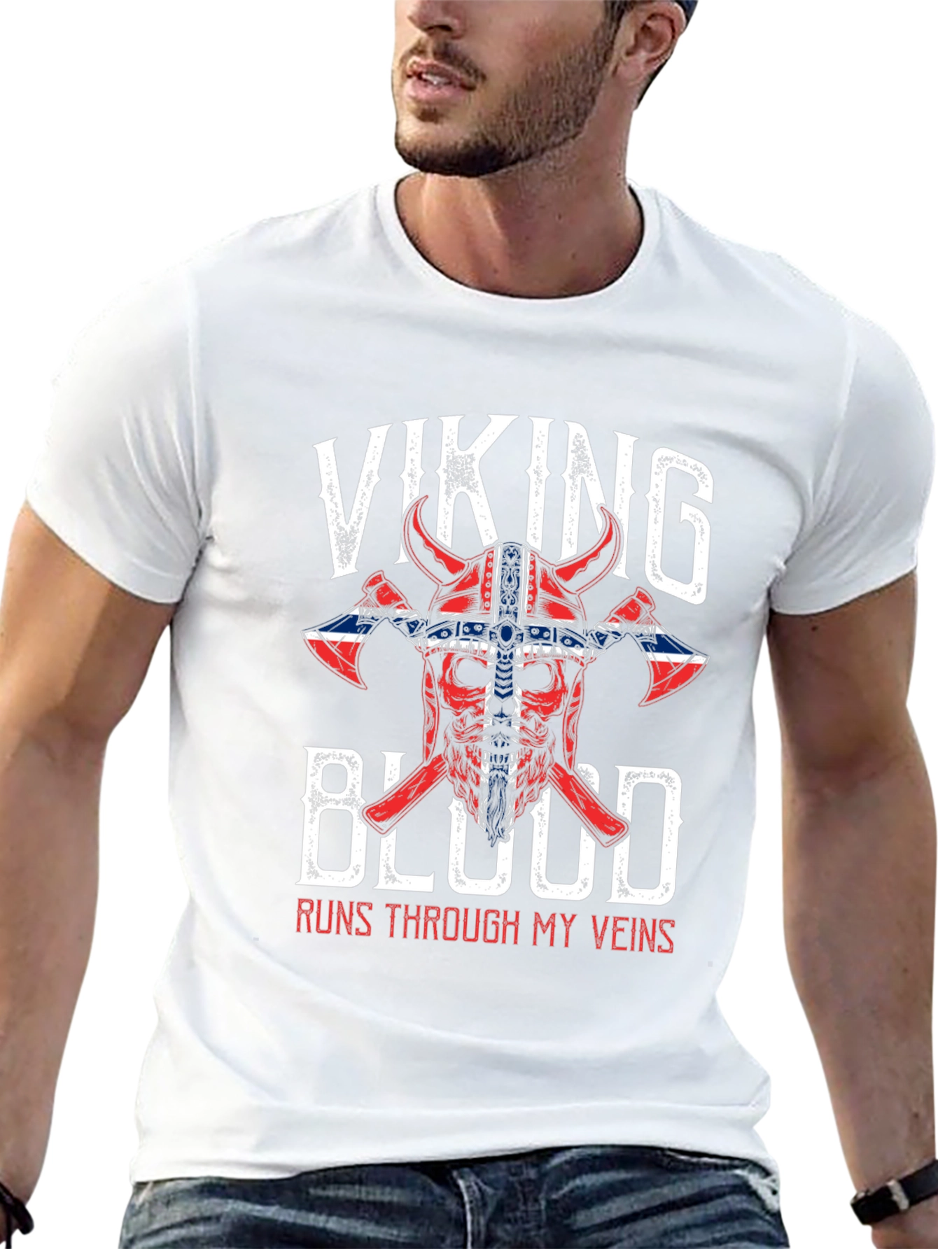 Viking Blood T-Shirt - Runs Through My Veins
