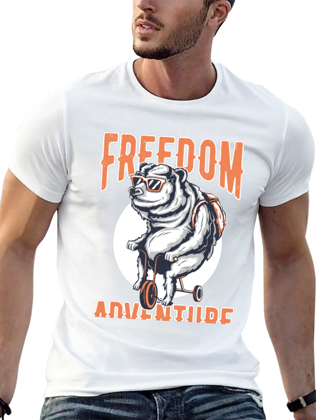 Freedom Adventure Bear T-Shirt