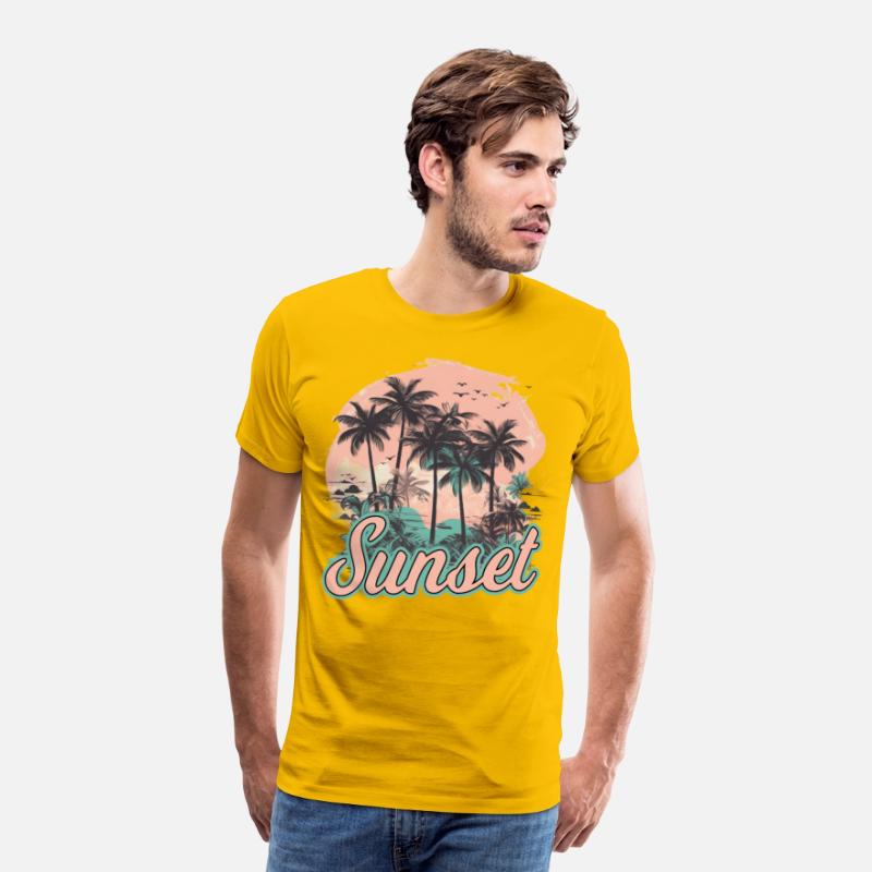 Beach Sunset Sea for a Beach Vacationers