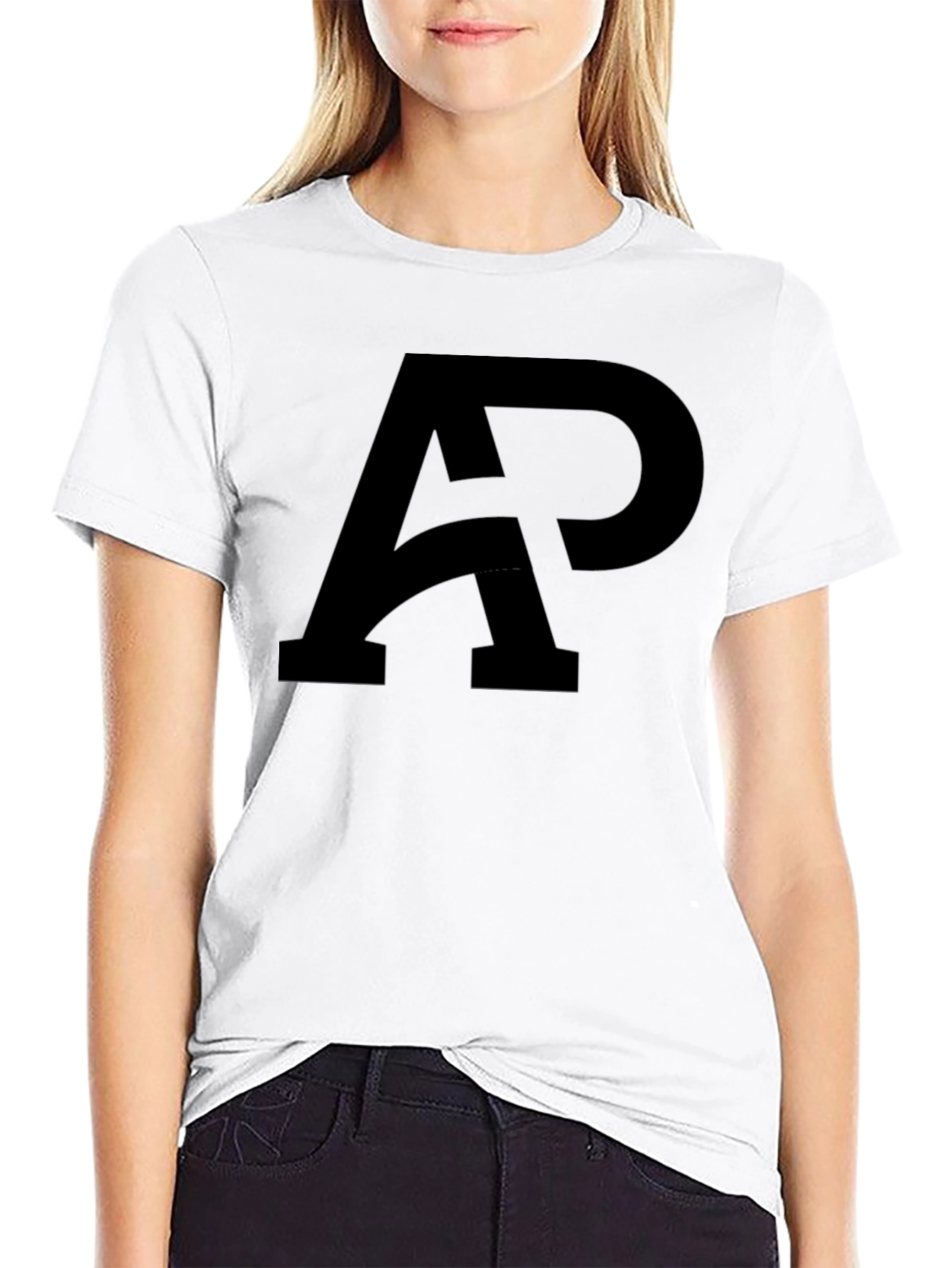AP Logo Graphic T-Shirt - Black