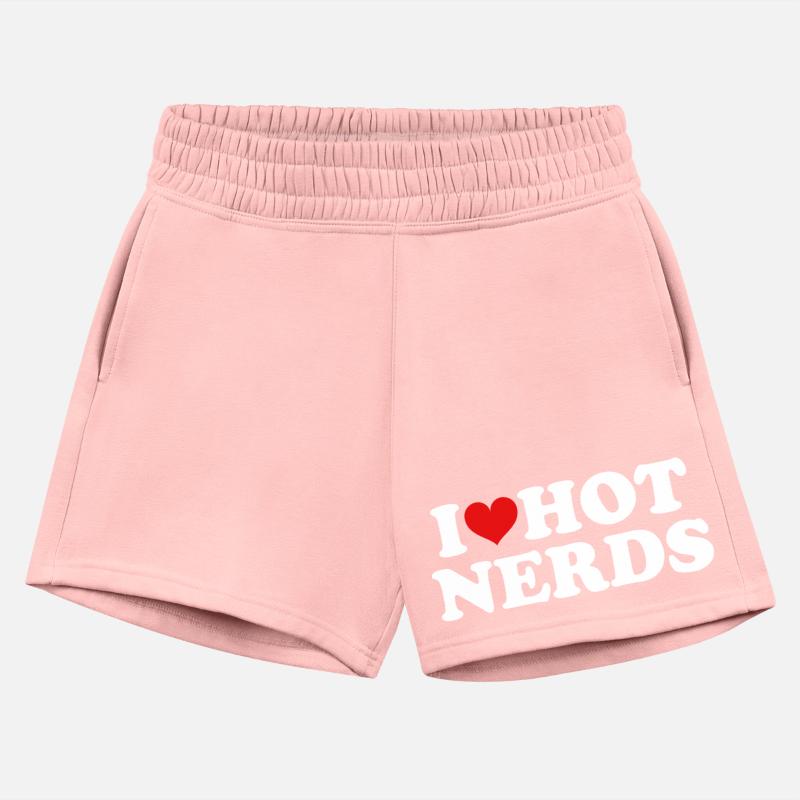 Bold I Heart Hot Nerds Graphic Tee