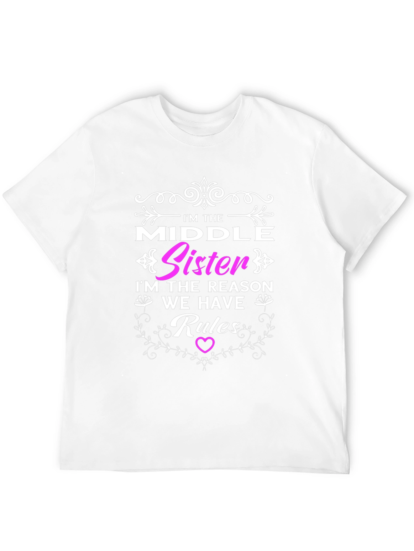 Im the Middle Sister T-Shirt - Novelty Family Tee