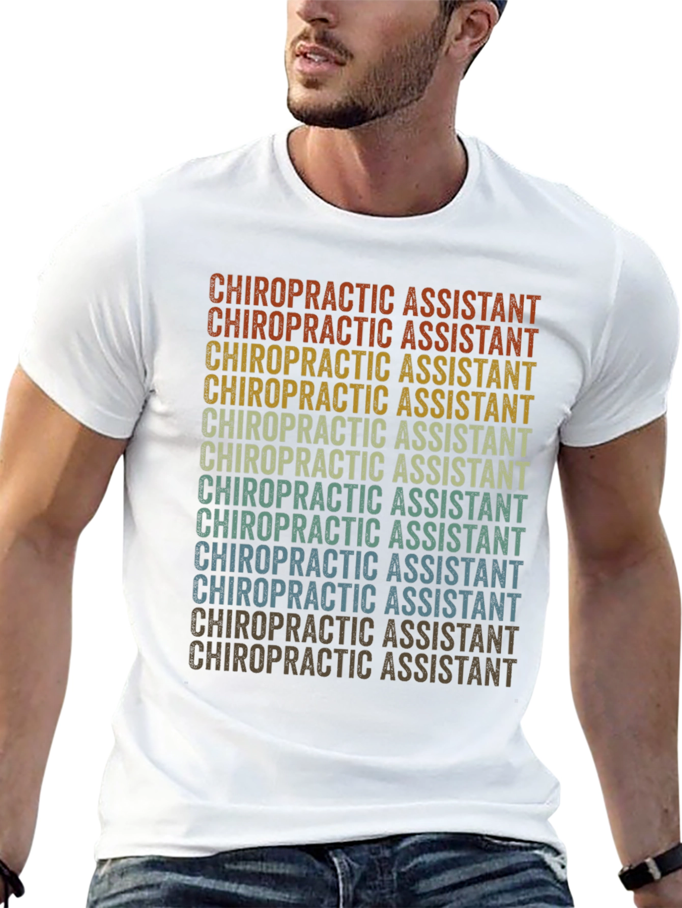 Chiropractic Assistant Retro T-Shirt
