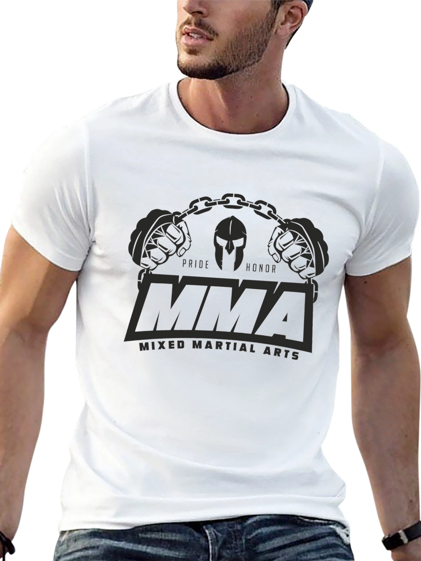 MMA Mixed Martial Arts Black T-Shirt