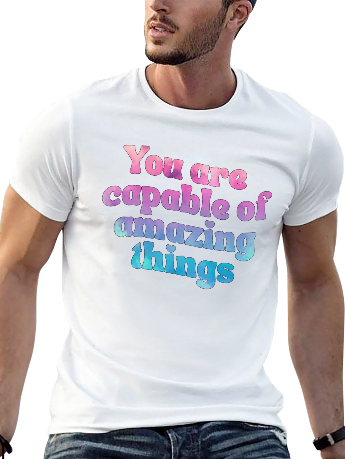 Inspirational Graphic Tee - Amazing Things T-Shirt