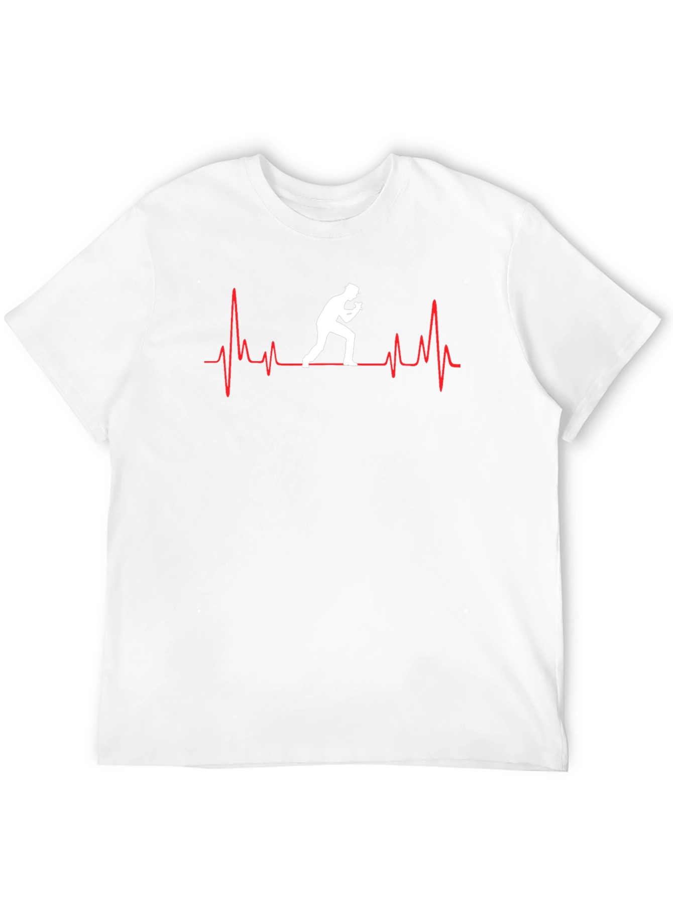 Boxing Heartbeat T-Shirt - Fight Life Line Tee
