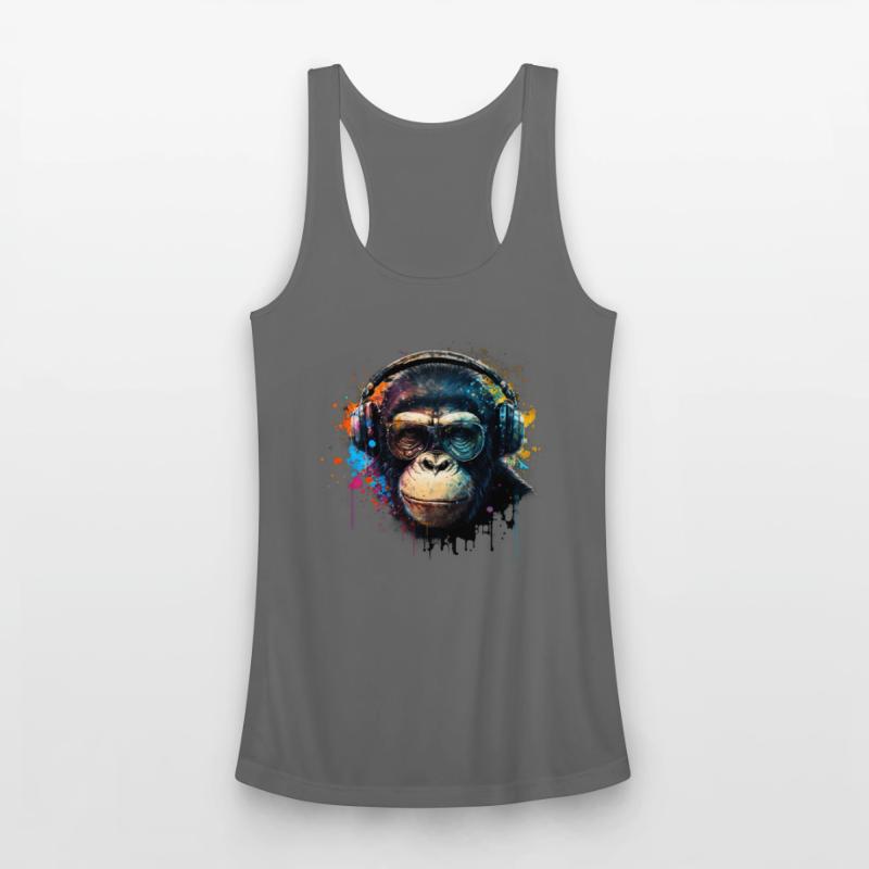 Colorful DJ Chimpanzee