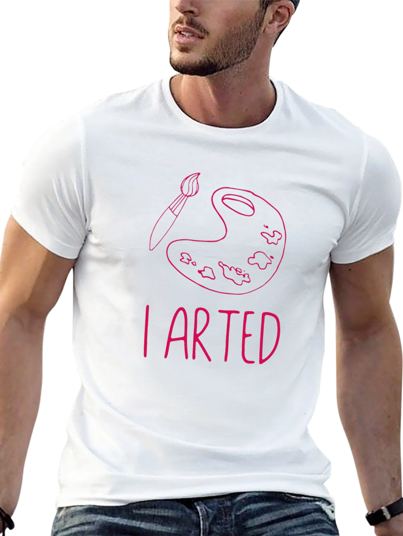 I Arted Graphic Tee - Artist Palette T-Shirt