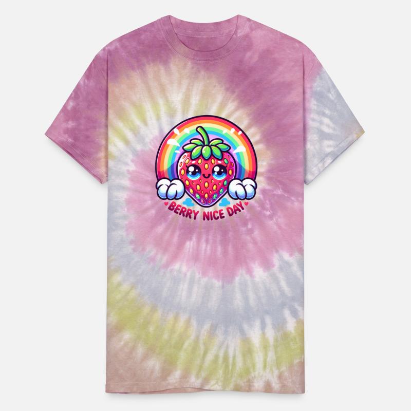 Cute Strawberry, Strawberry Lover, Rainbow Berry