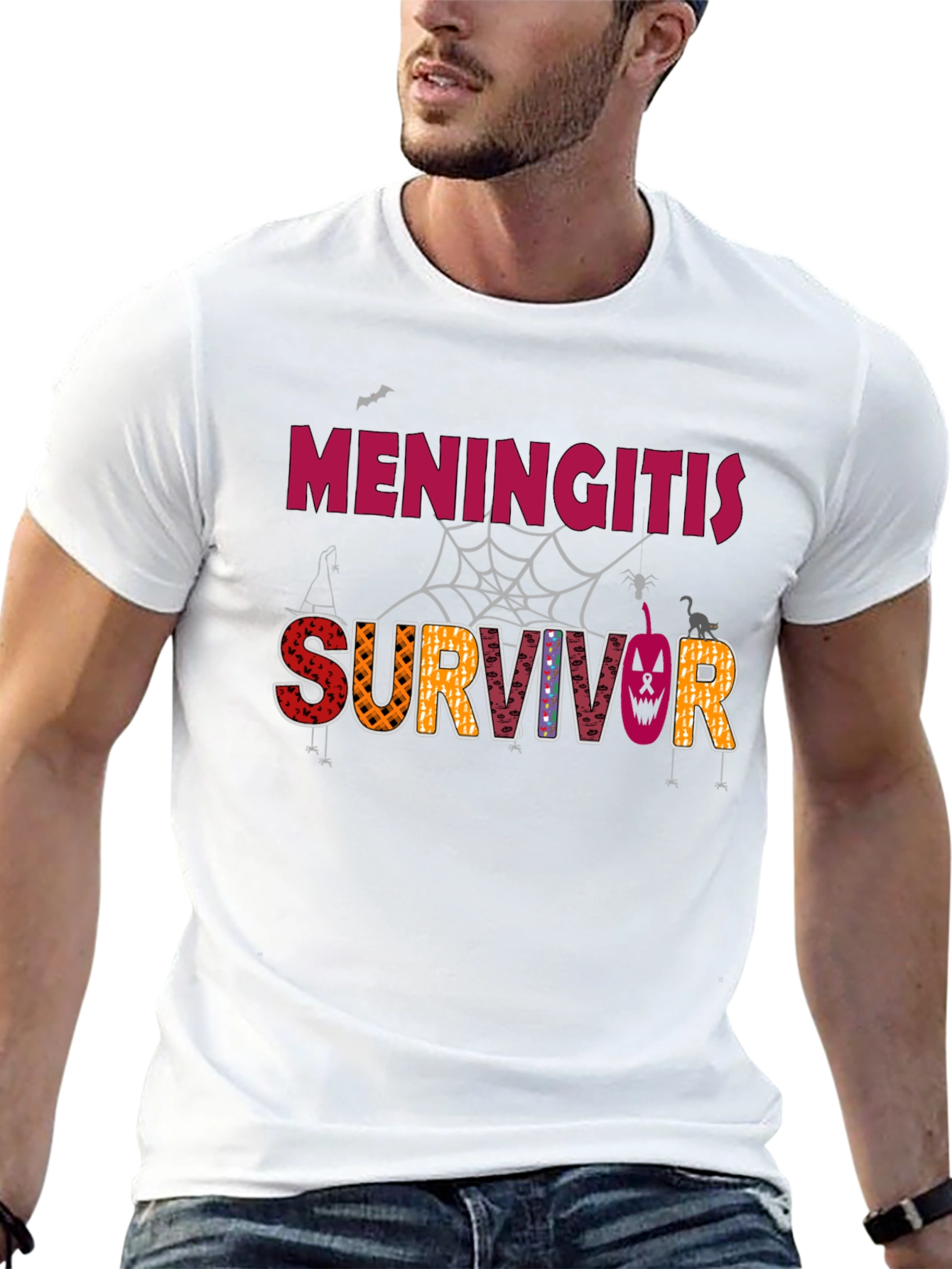 Meningitis Survivor Halloween T-Shirt