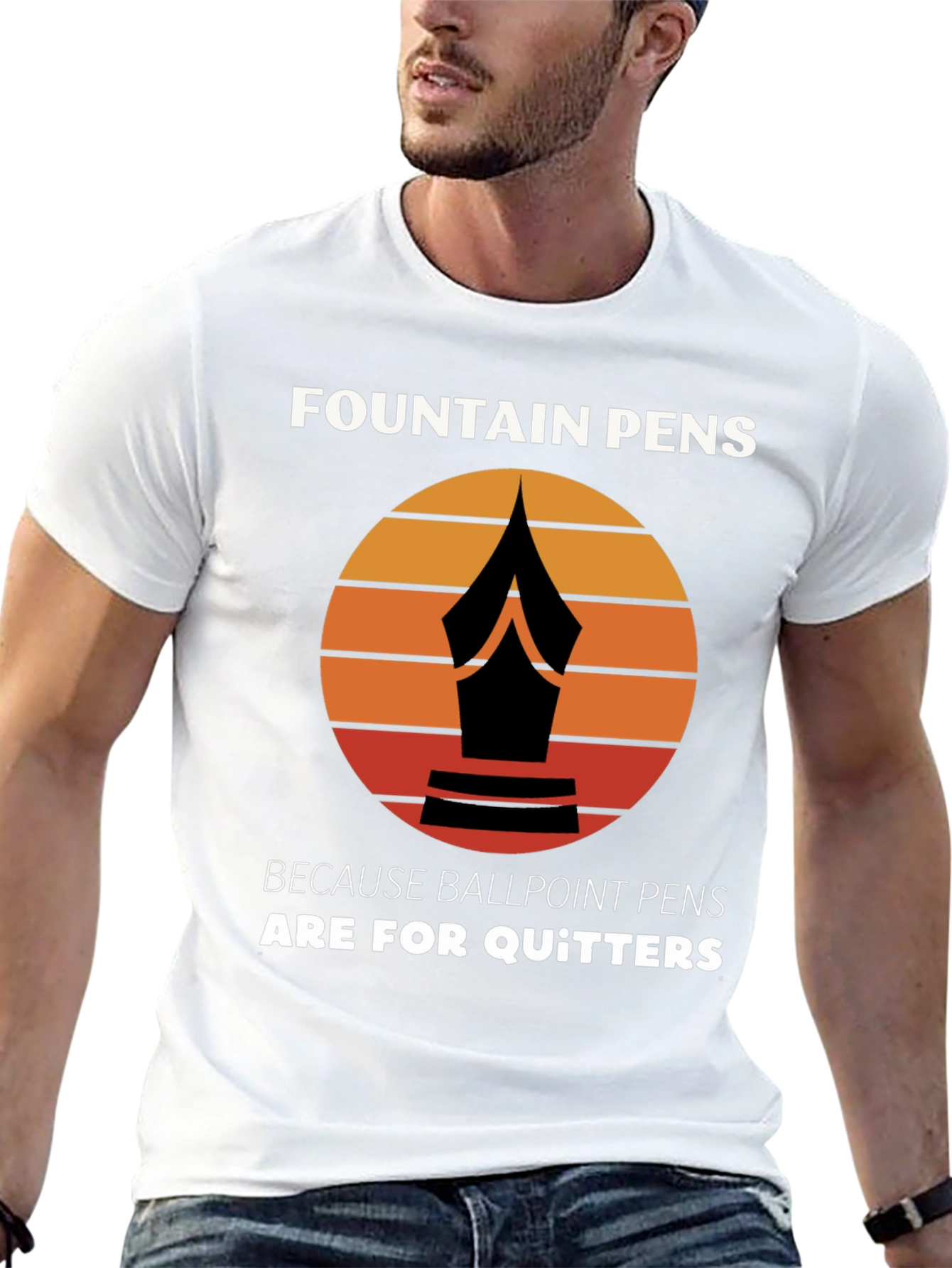 Fountain Pens T-Shirt - For the Discerning Writer