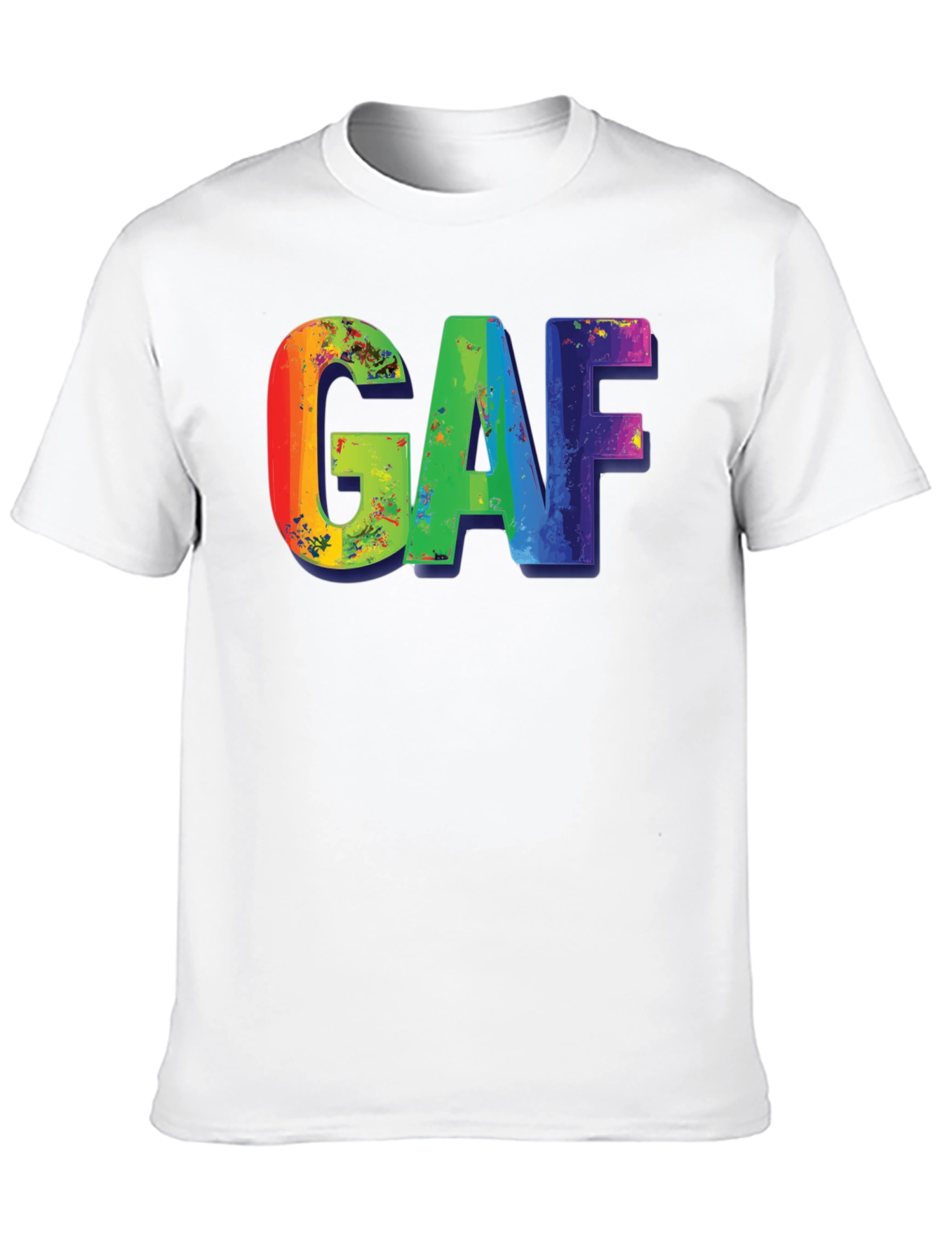 GAF Rainbow Graphic T-Shirt - Bold Statement Tee