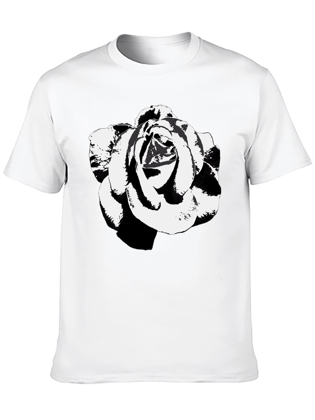Black Rose Graphic Tee - Stylish & Unique