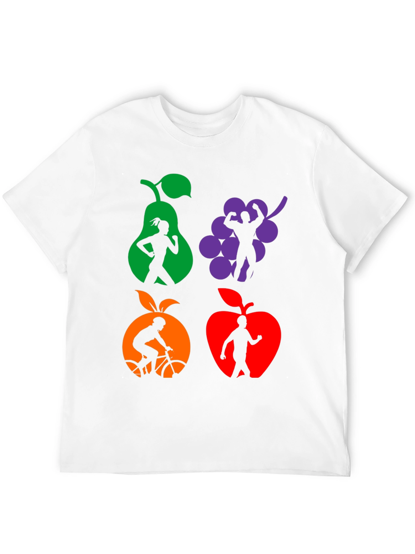 Fitness Fruit T-Shirt - Healthy Lifestyle Tee