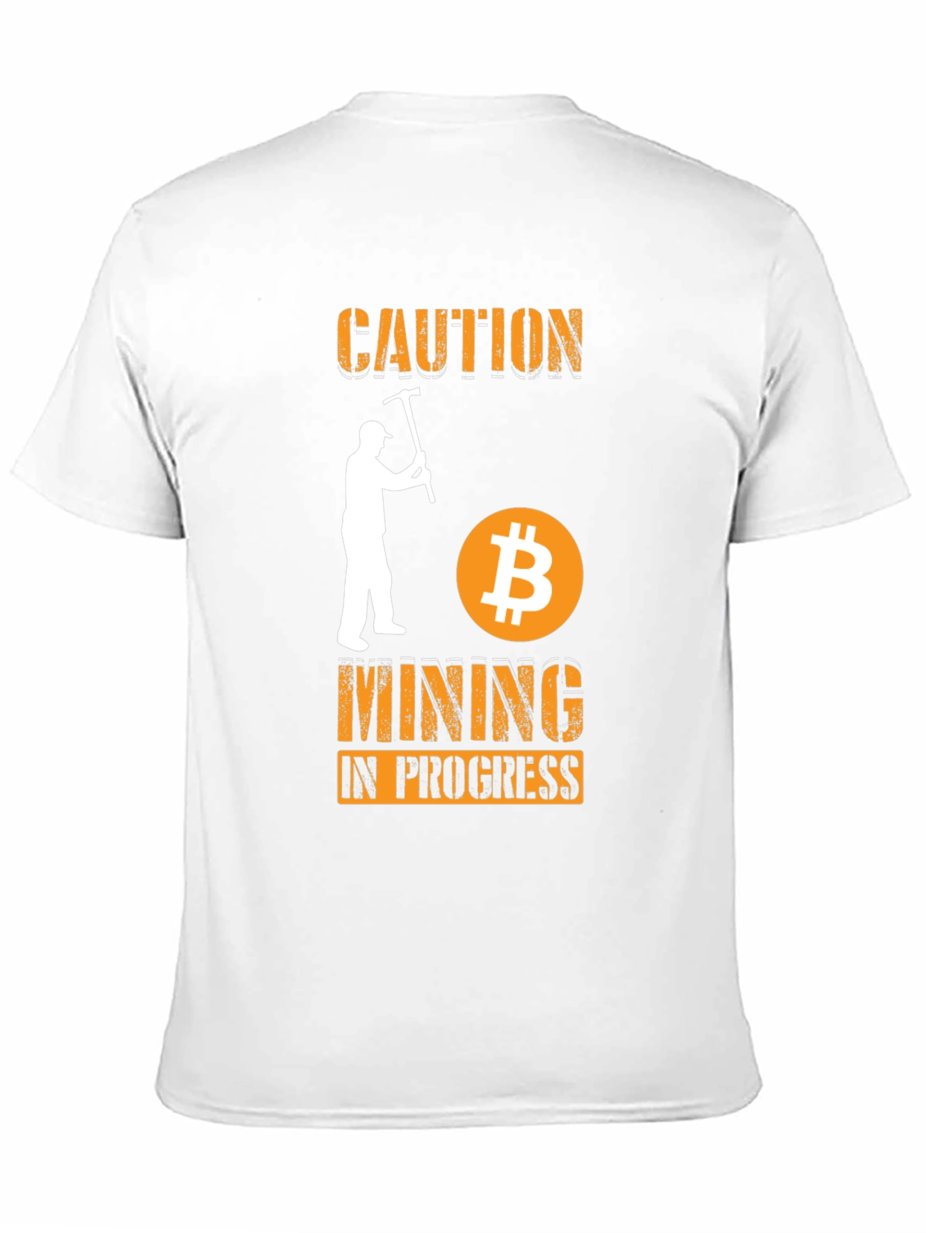 Caution Bitcoin Mining in Progress T-Shirt
