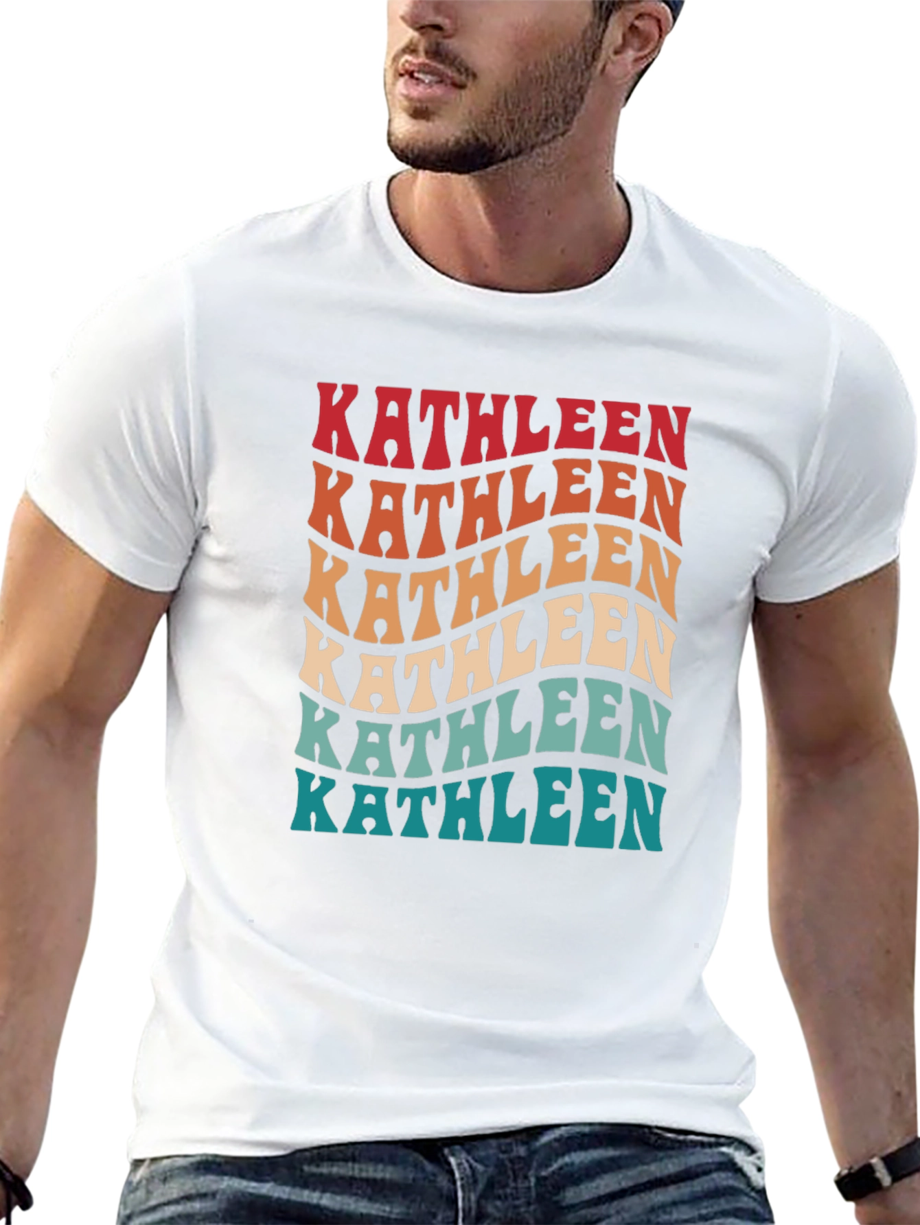 Kathleen Retro Wave T-Shirt