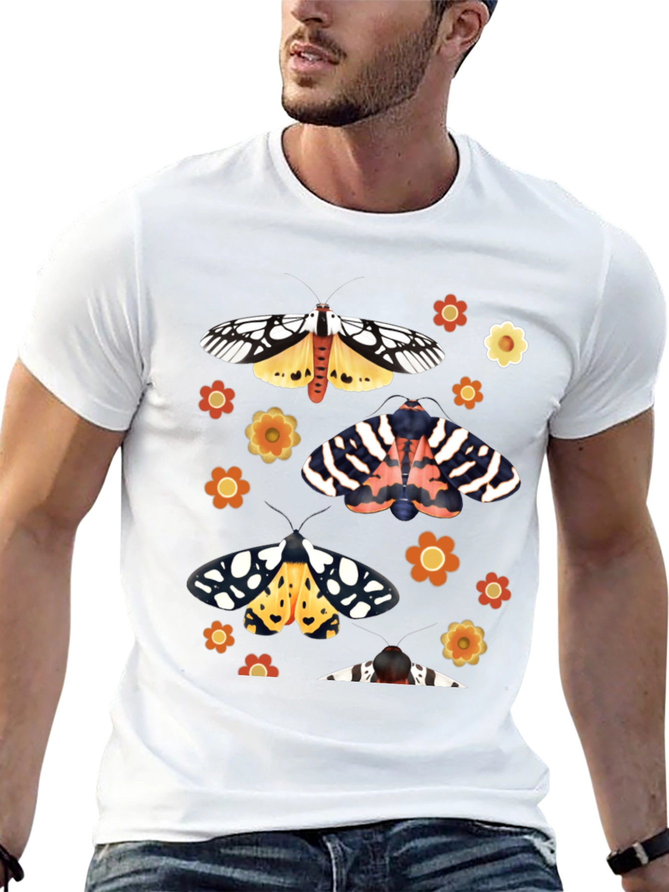 Moth & Flower Graphic Tee