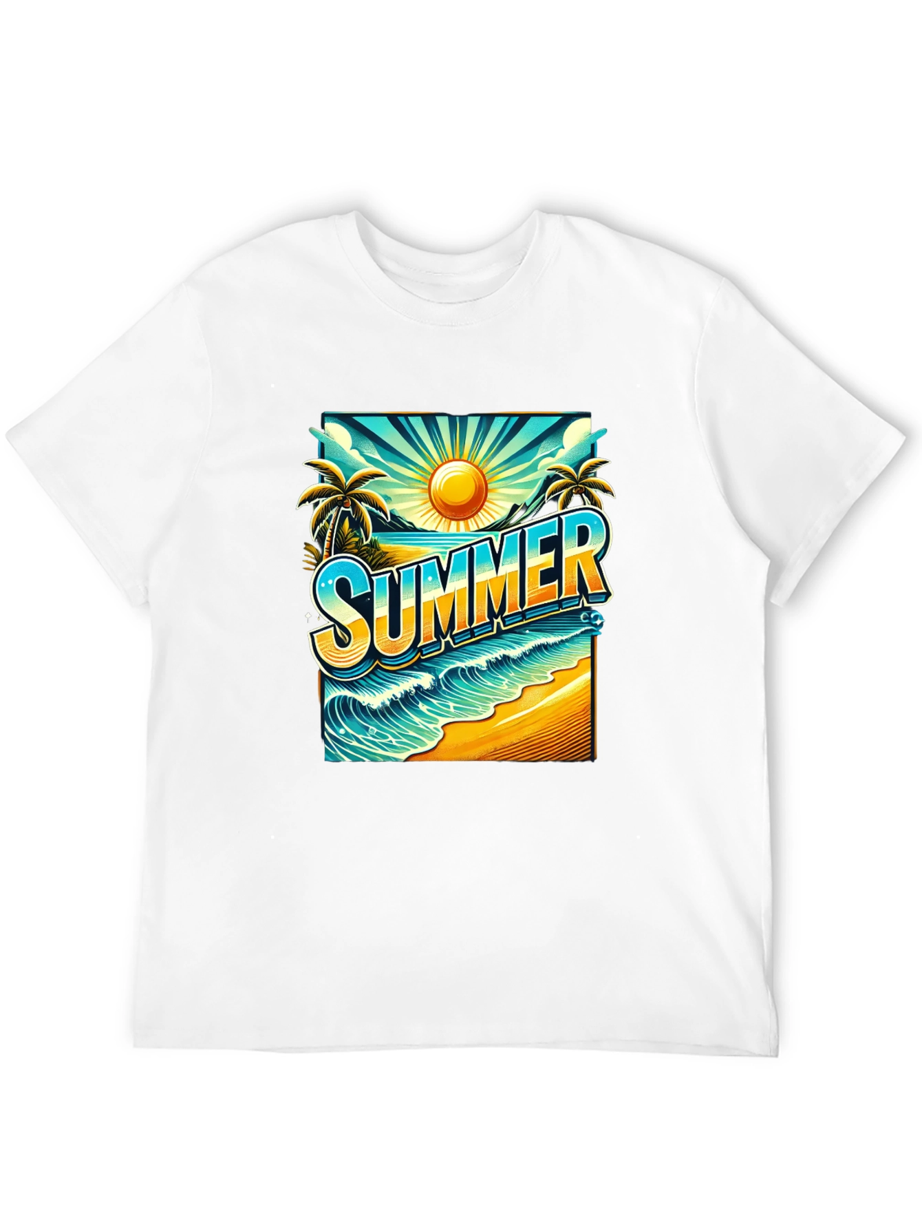 Summer Beach Graphic Tee