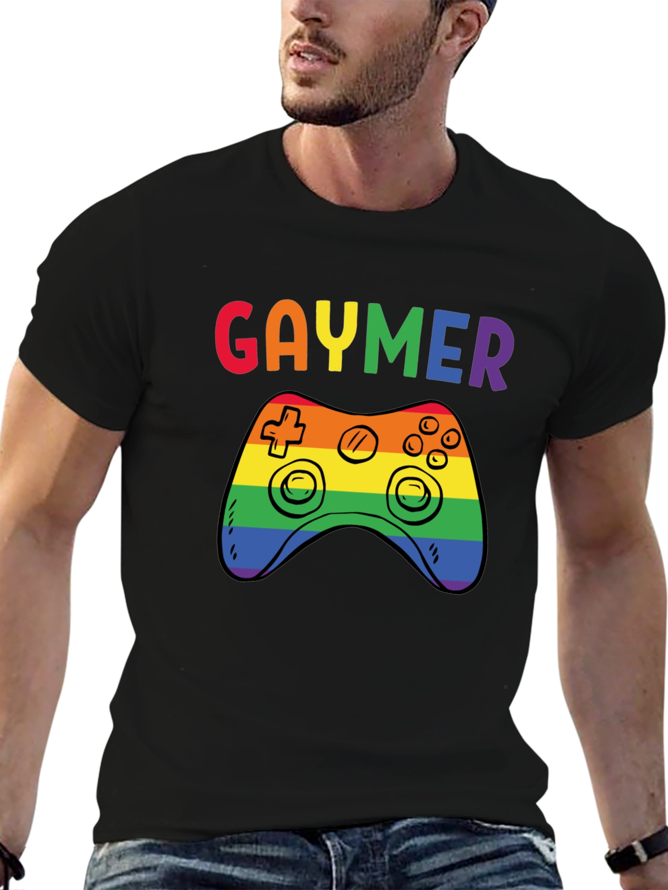 Gaymer T-Shirt - Rainbow Gaming Pride Tee