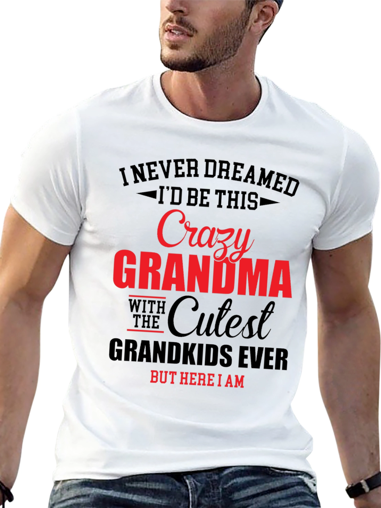 Crazy Grandma T-Shirt: Cutest Grandkids Ever!