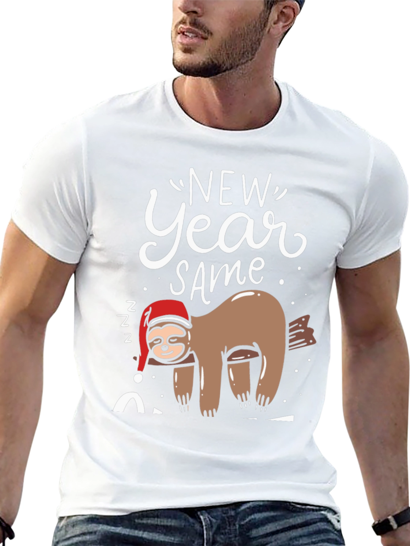 New Year Same Sloth T-Shirt